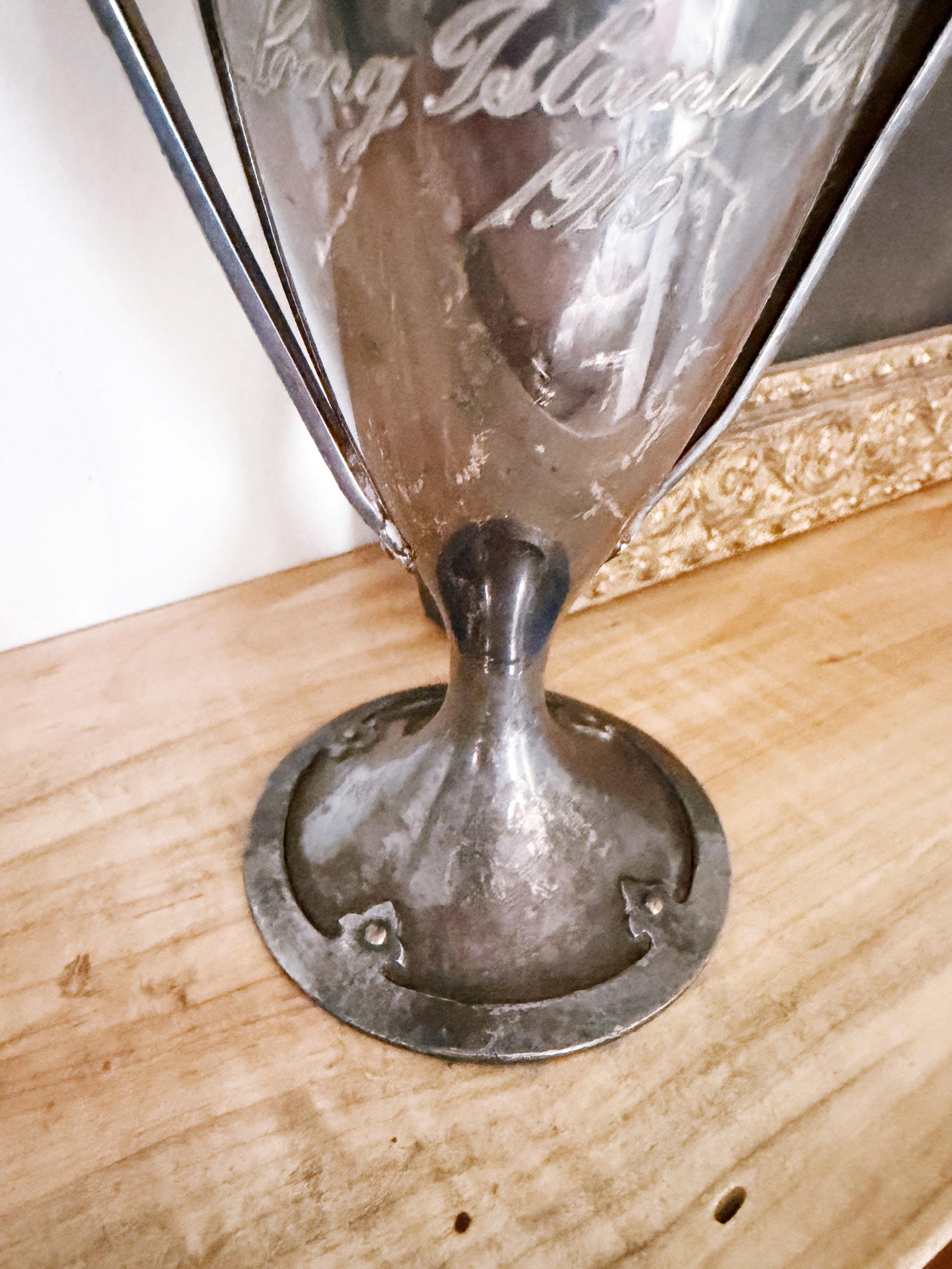 1915 Silver Plated Irish Setter Dog Show Trophy