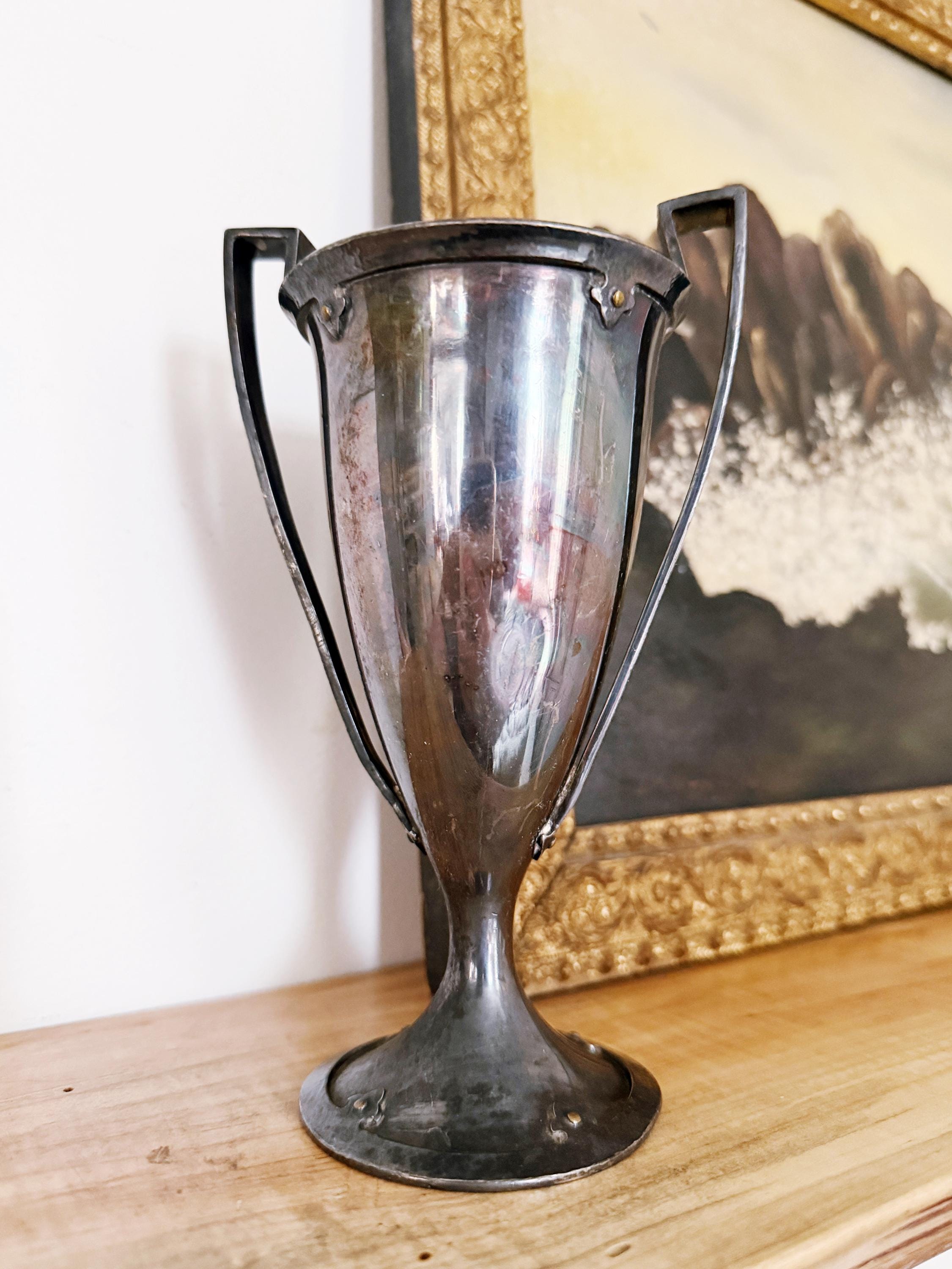 1915 Silver Plated Irish Setter Dog Show Trophy