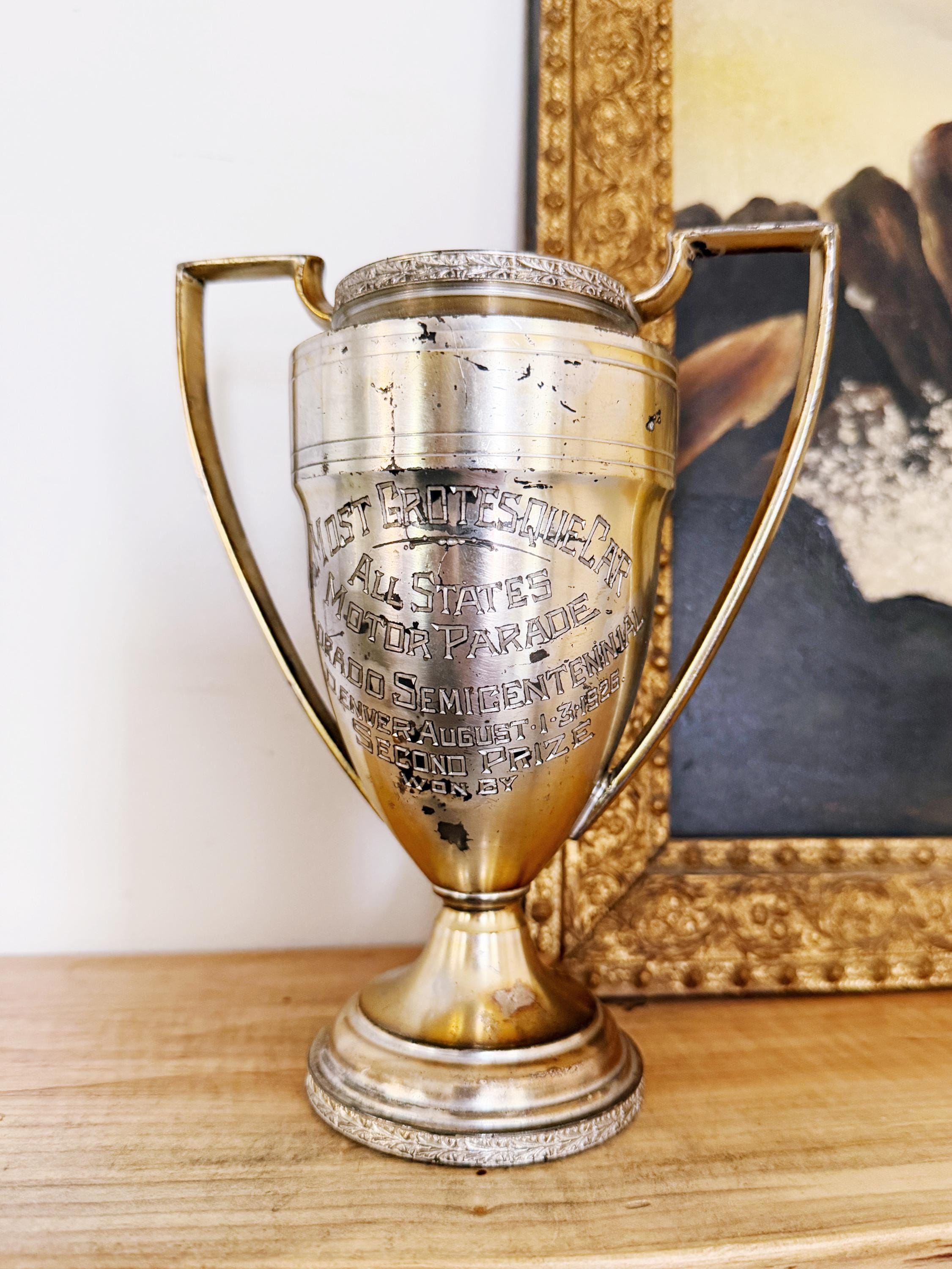 1926 Silver Plated Most Grotesque Car in Parade Trophy