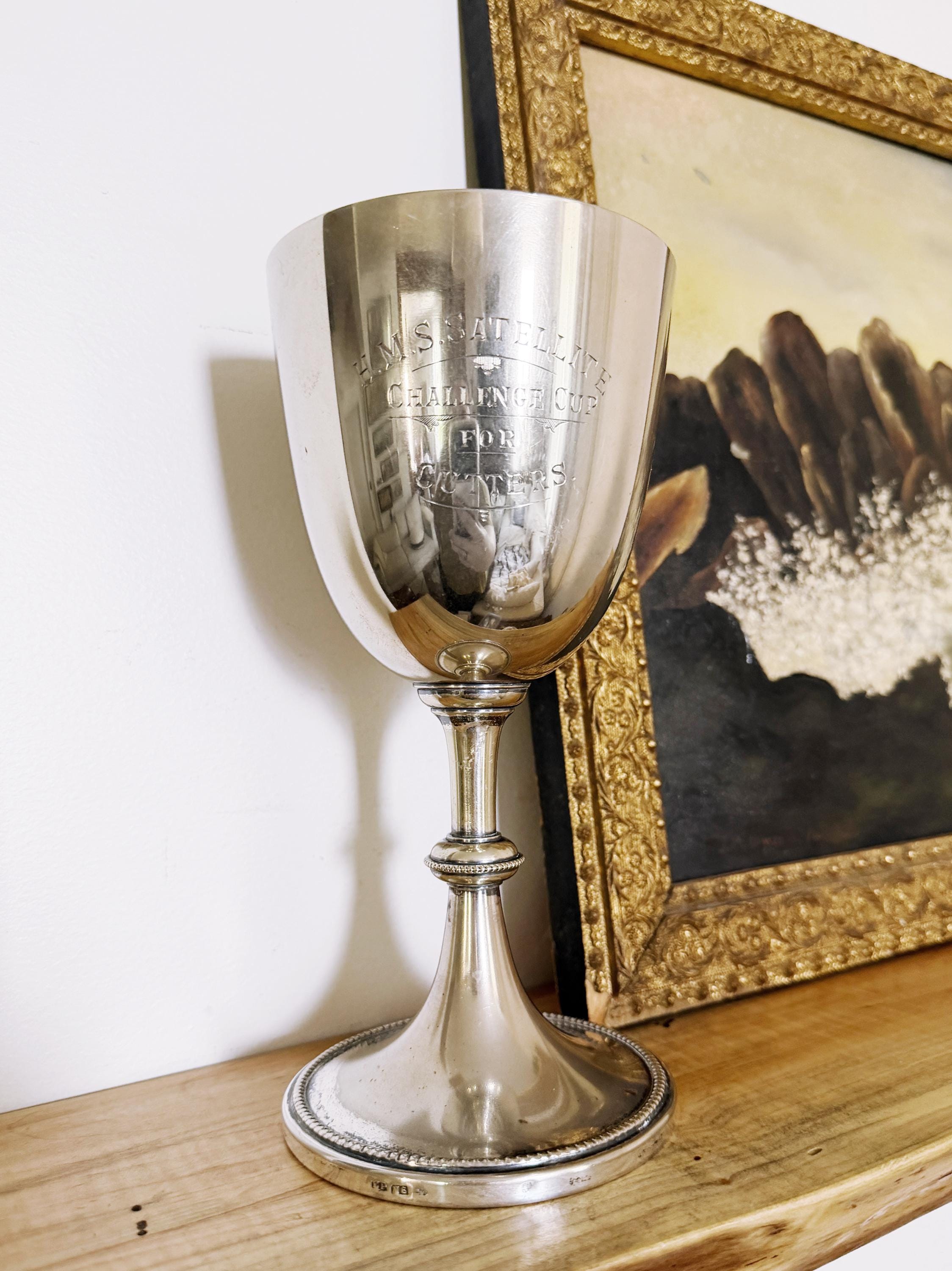 1910 Silver Plated Royal Navy Trophy