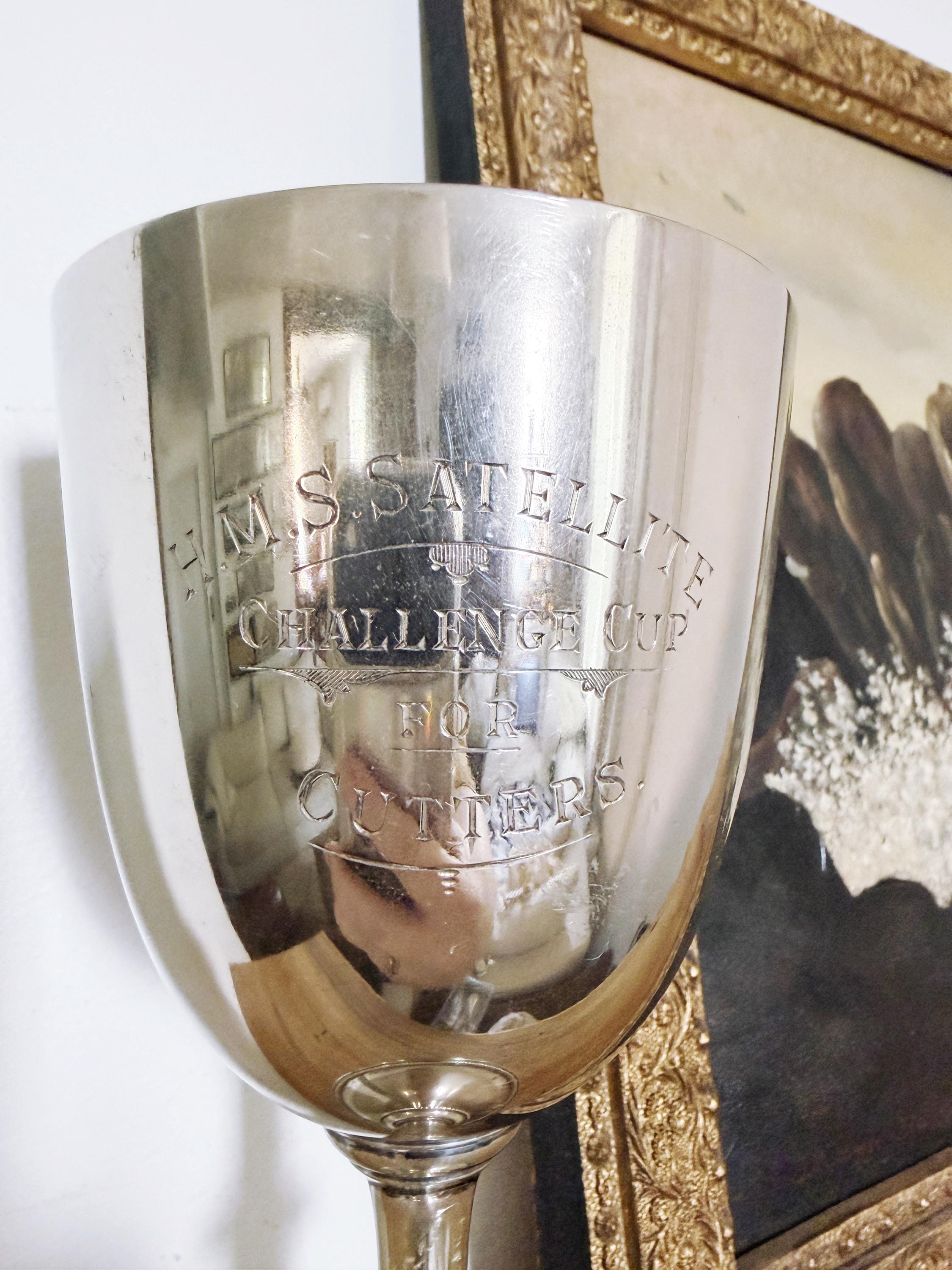 1910 Silver Plated Royal Navy Trophy