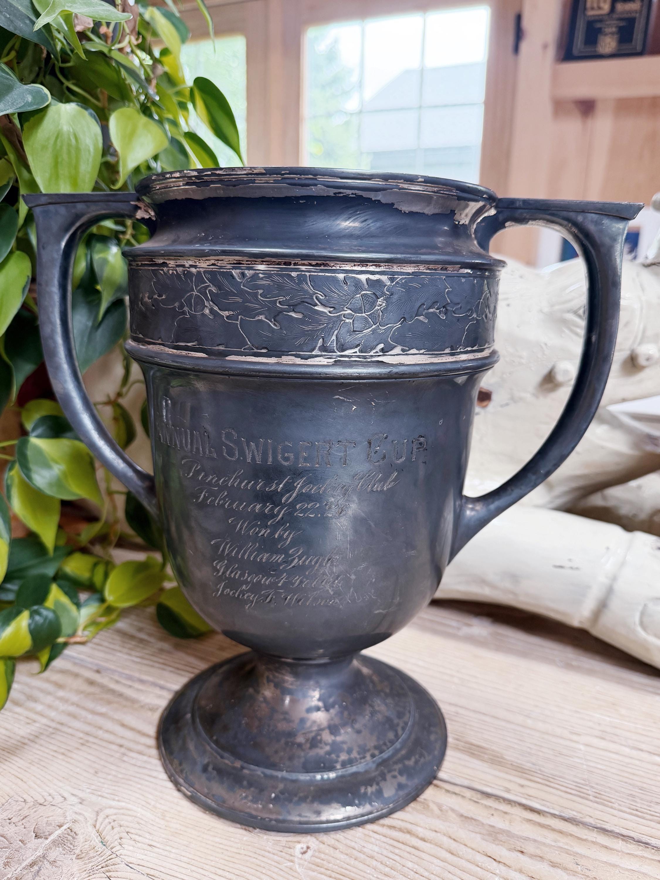 1926 Silver Plated Pinehurst Jockey Club Trophy