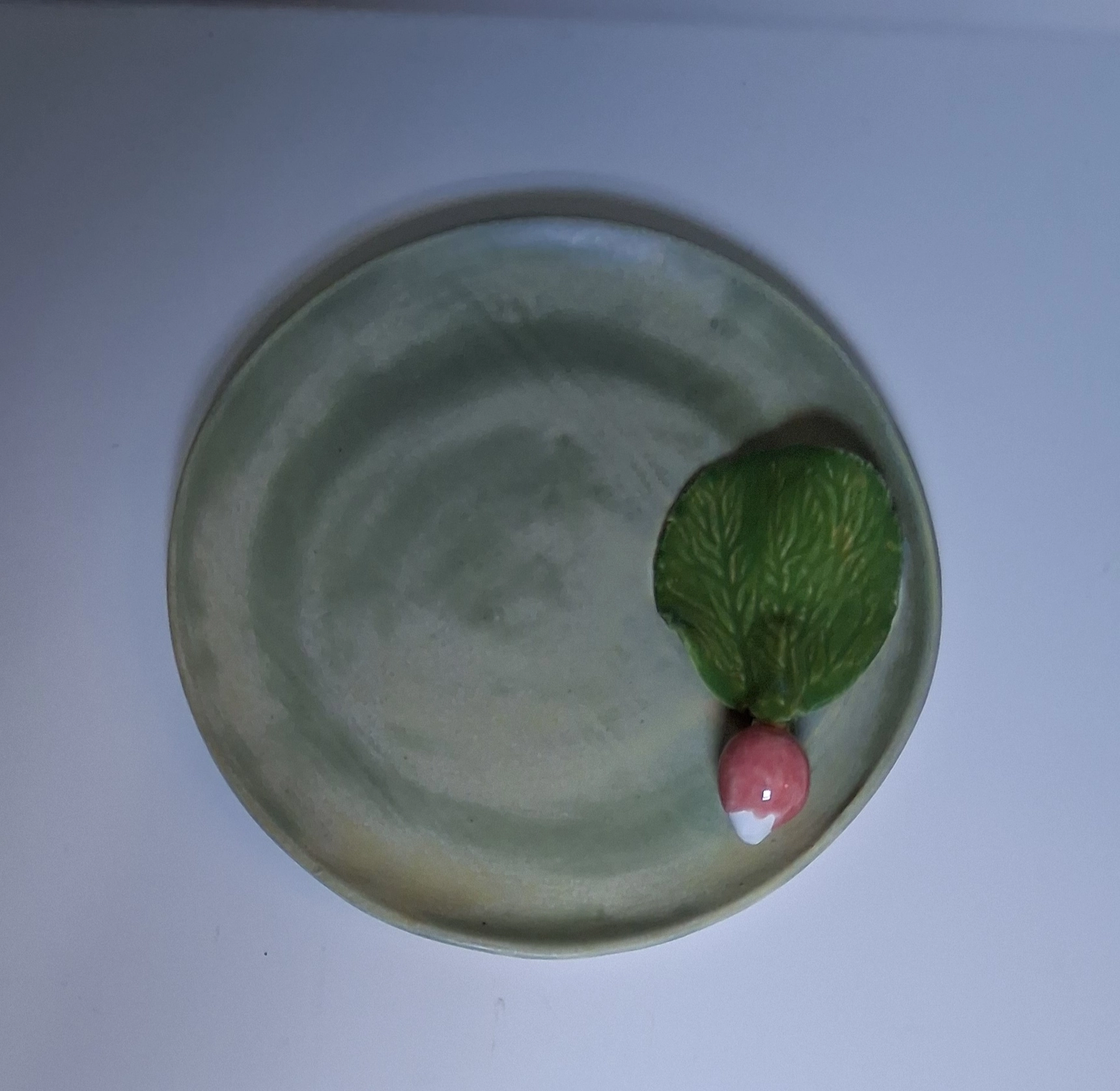 Ceramic Radish Salad Plate