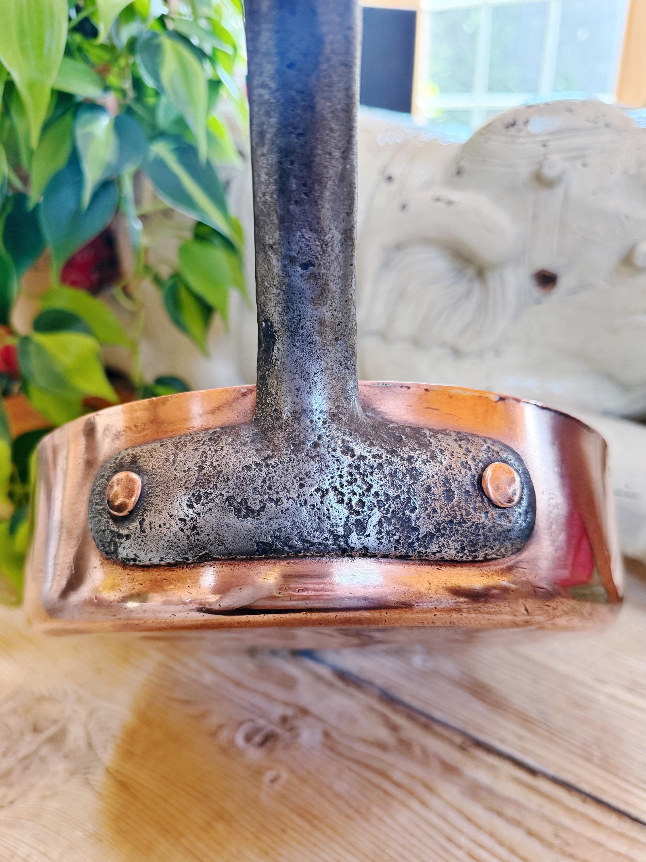Antique Copper Sauté Pan by Duparquet NYC