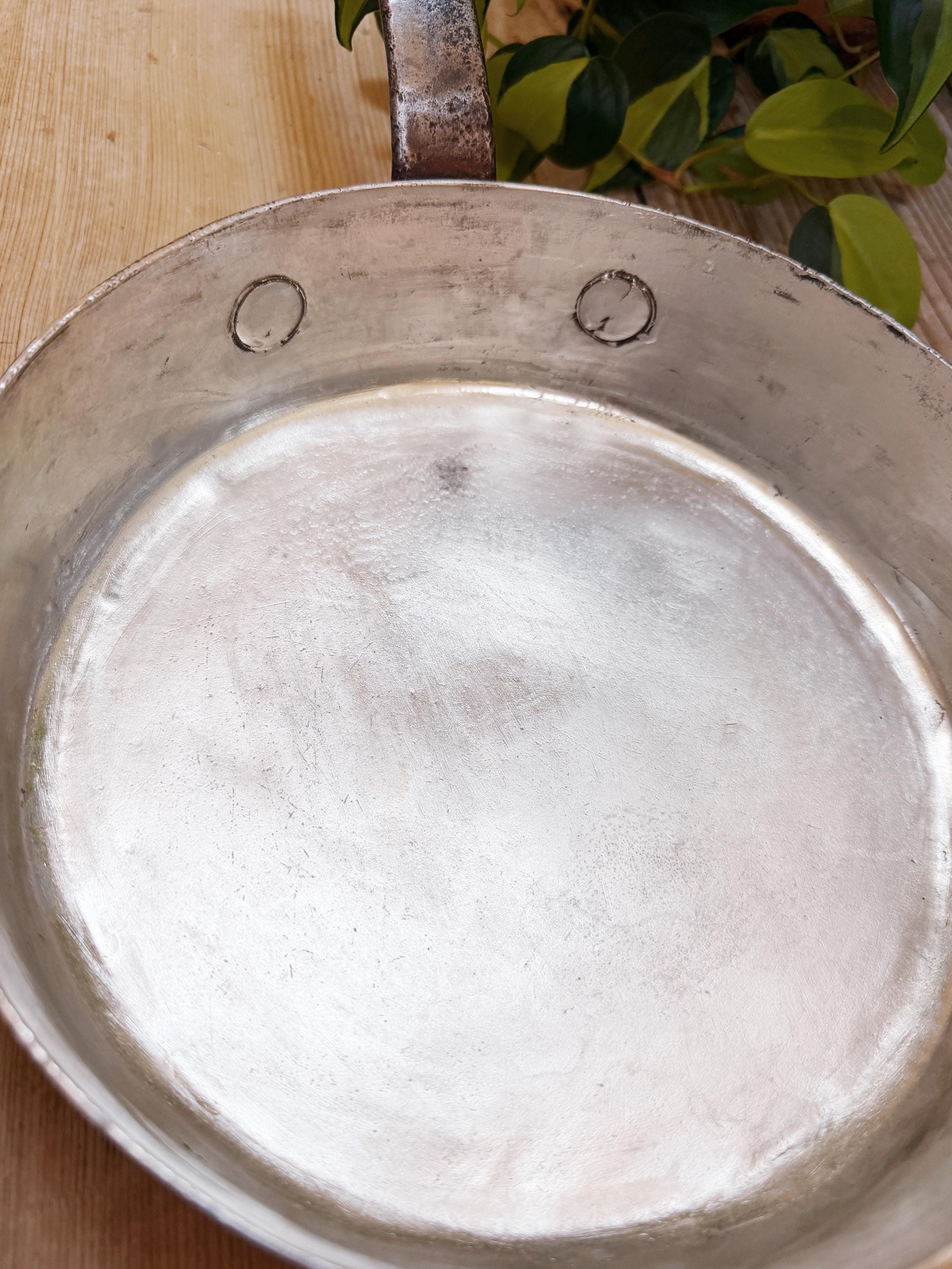 Antique Copper Sauté Pan by Duparquet NYC
