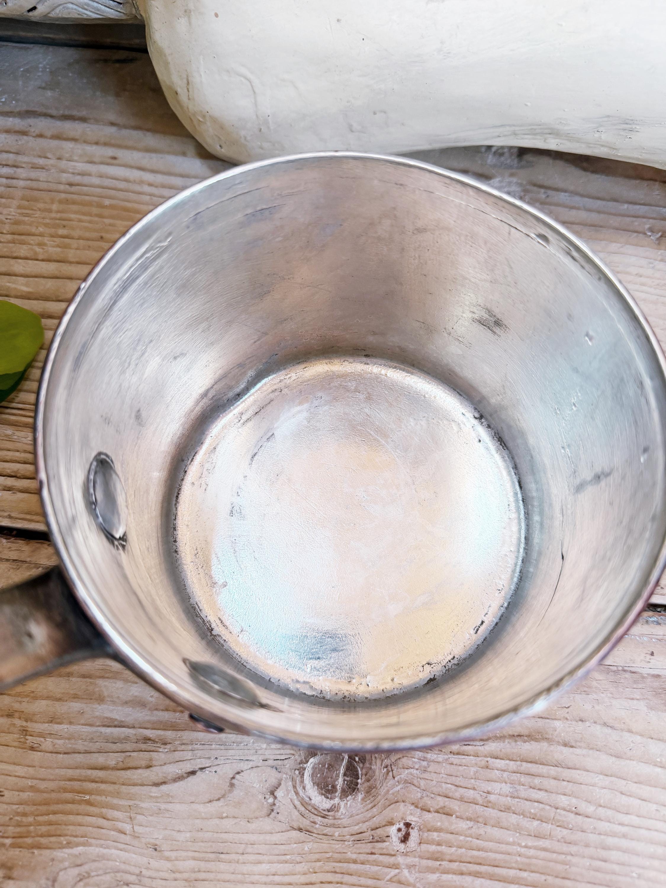 Petite Antique Copper Pot by Duparquet NYC