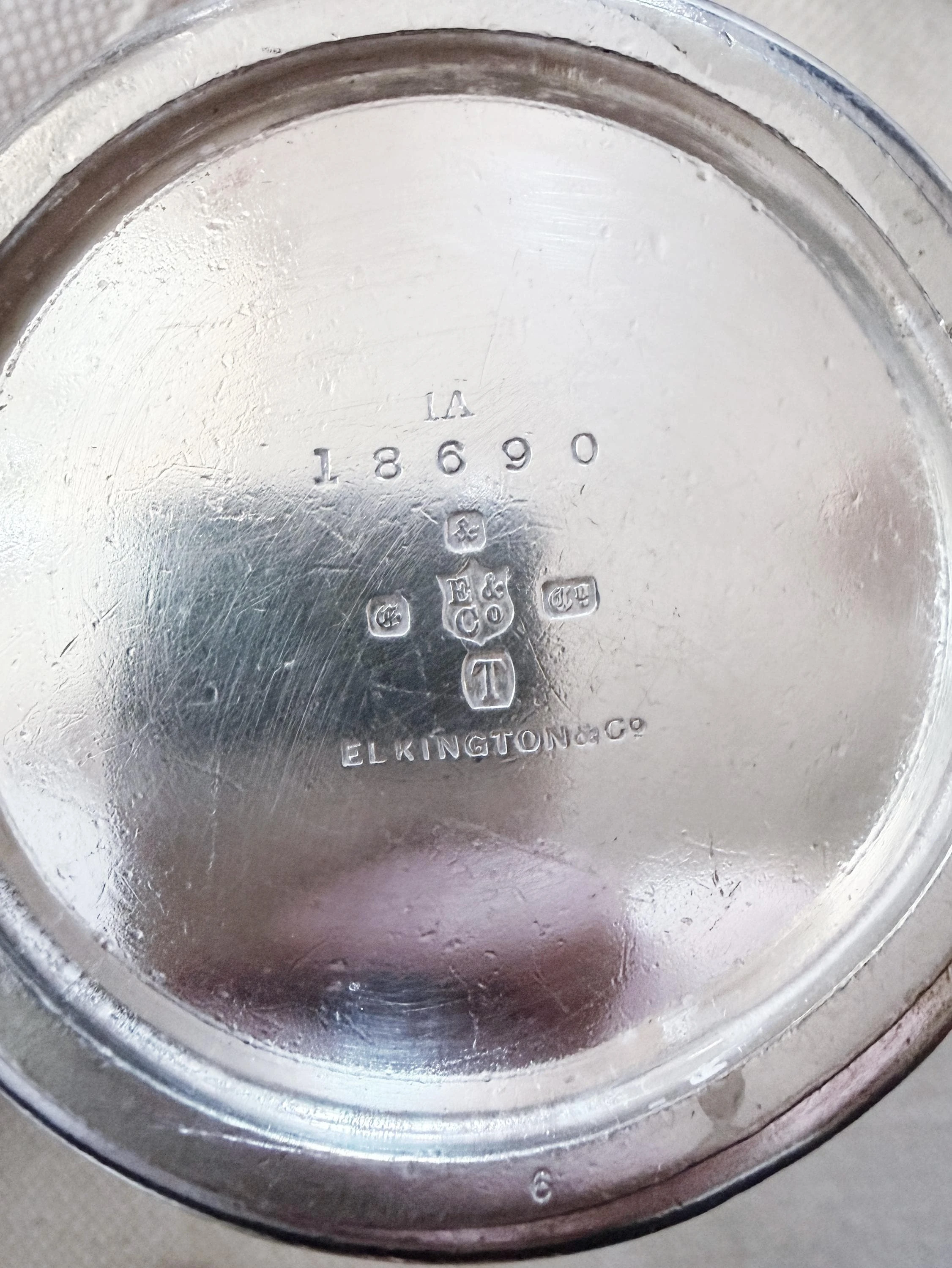 1905 Silver Plated Cream & Sugar from Marine Hotel in Elie Scotland
