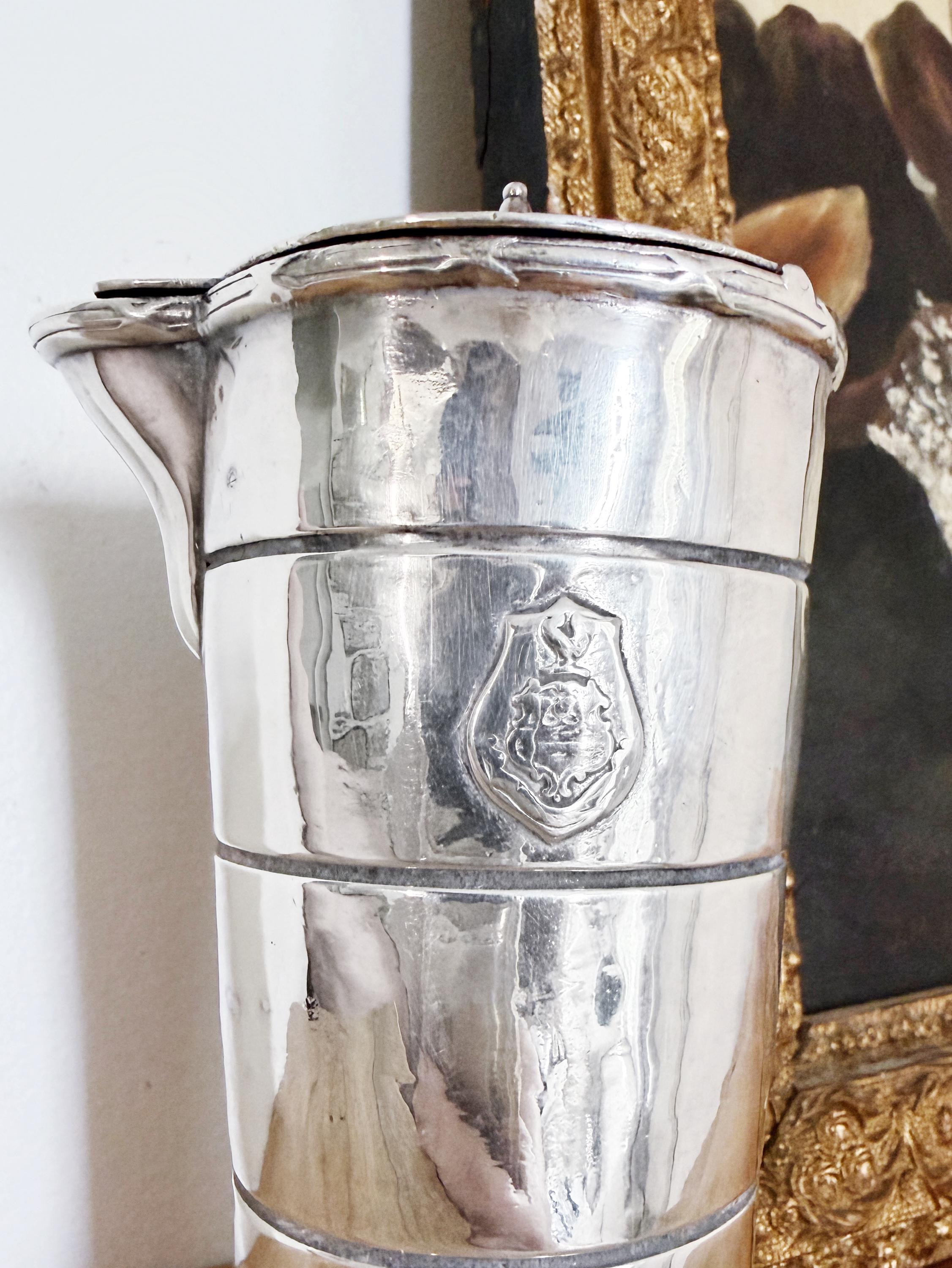 Antique Silver Plated Cocktail Pourer from The Blackstone Hotel in Chicago