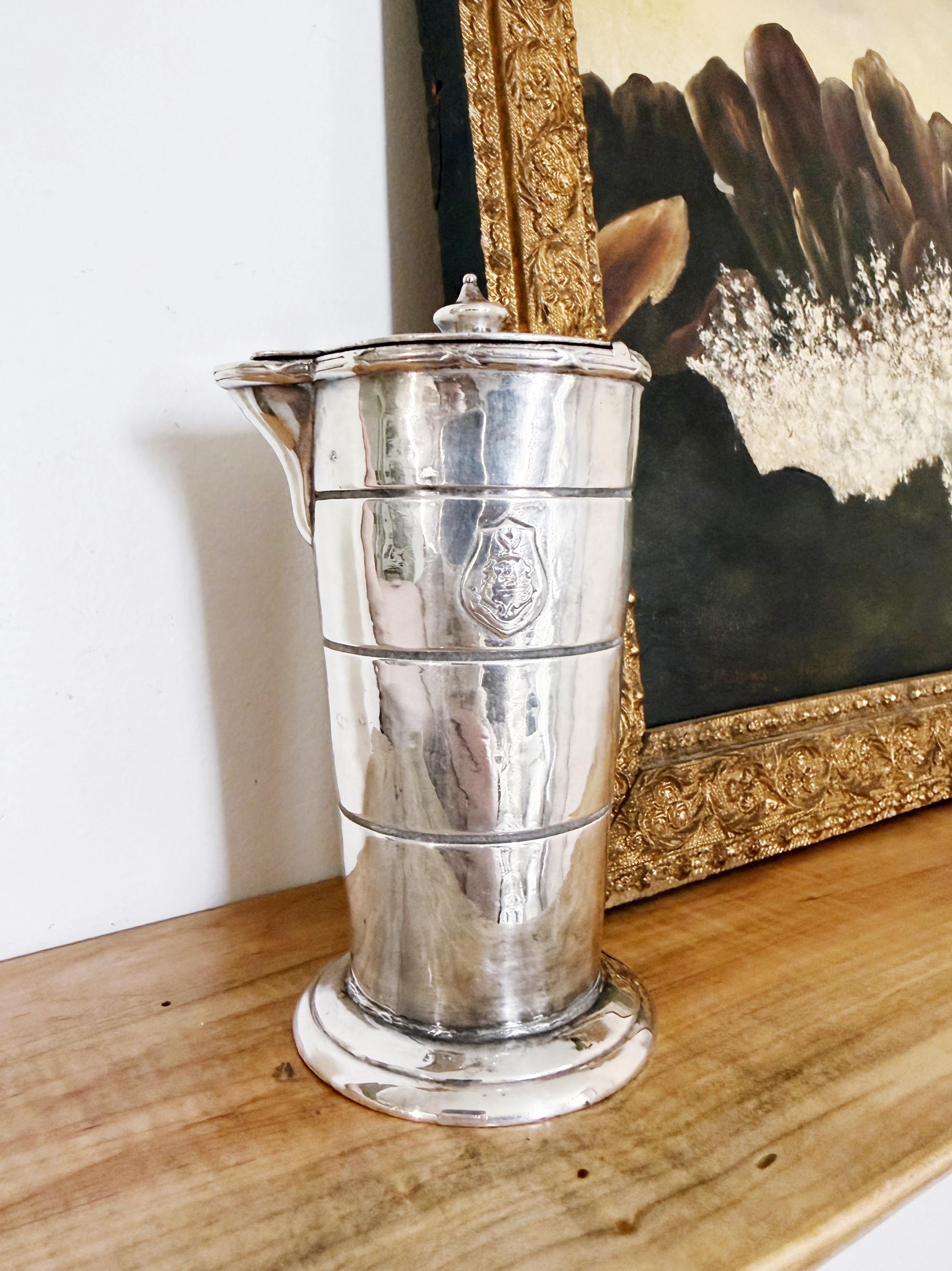 Antique Silver Plated Cocktail Pourer from The Blackstone Hotel in Chicago