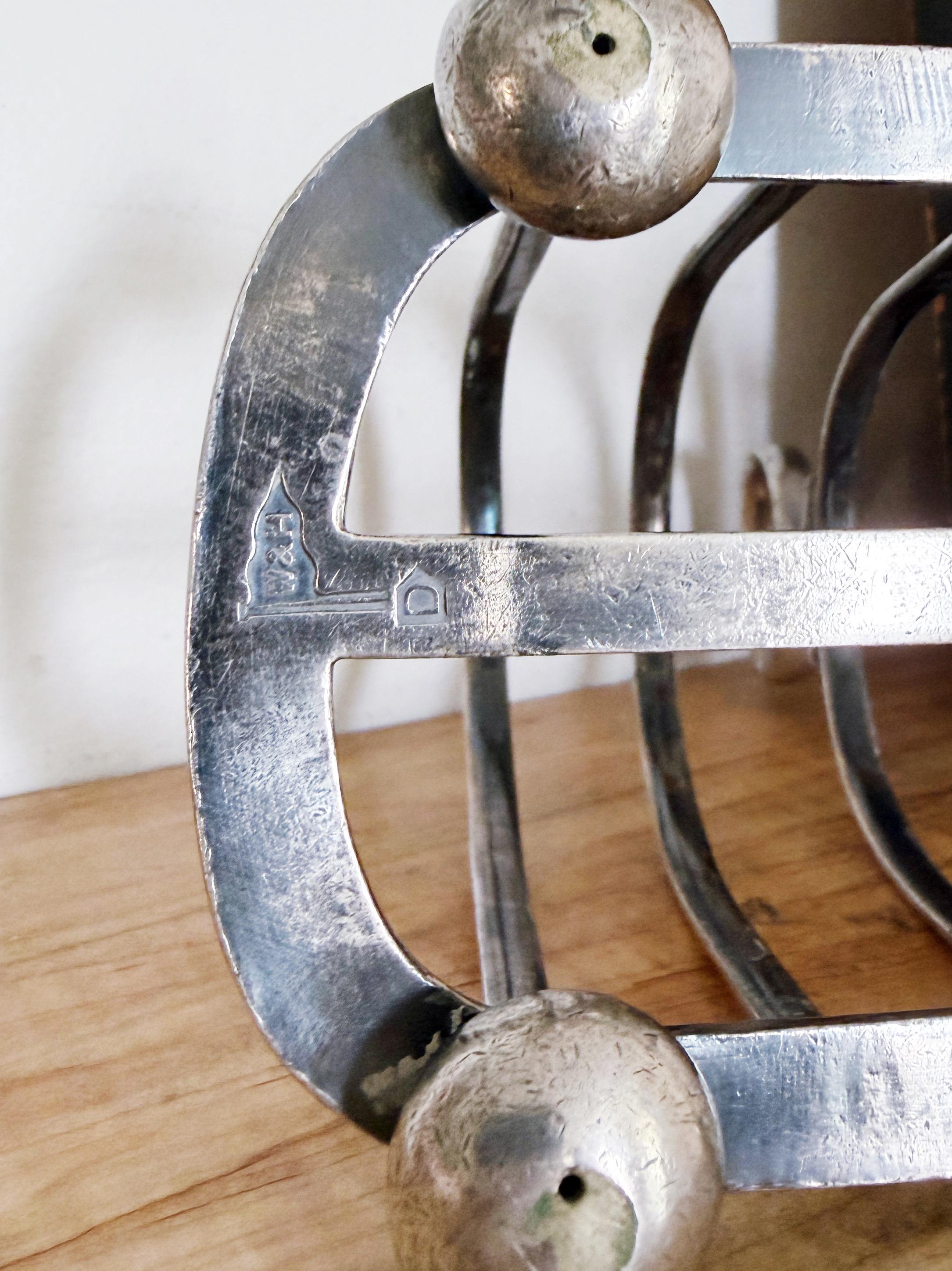 Antique Silver Plated Toast Rack from a Huddart Parker Line Steamship