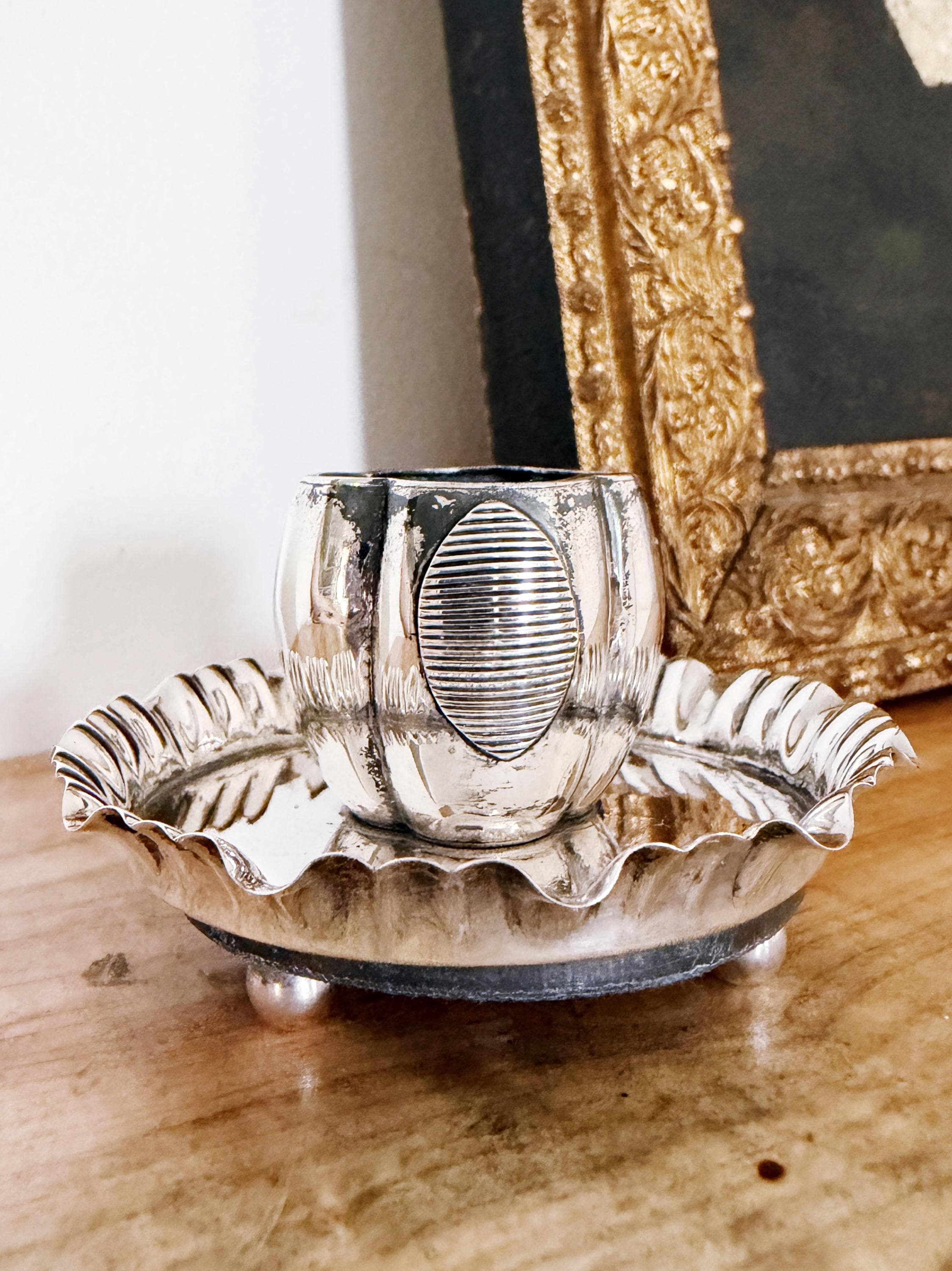 1891 English Sterling Silver Match Striker
