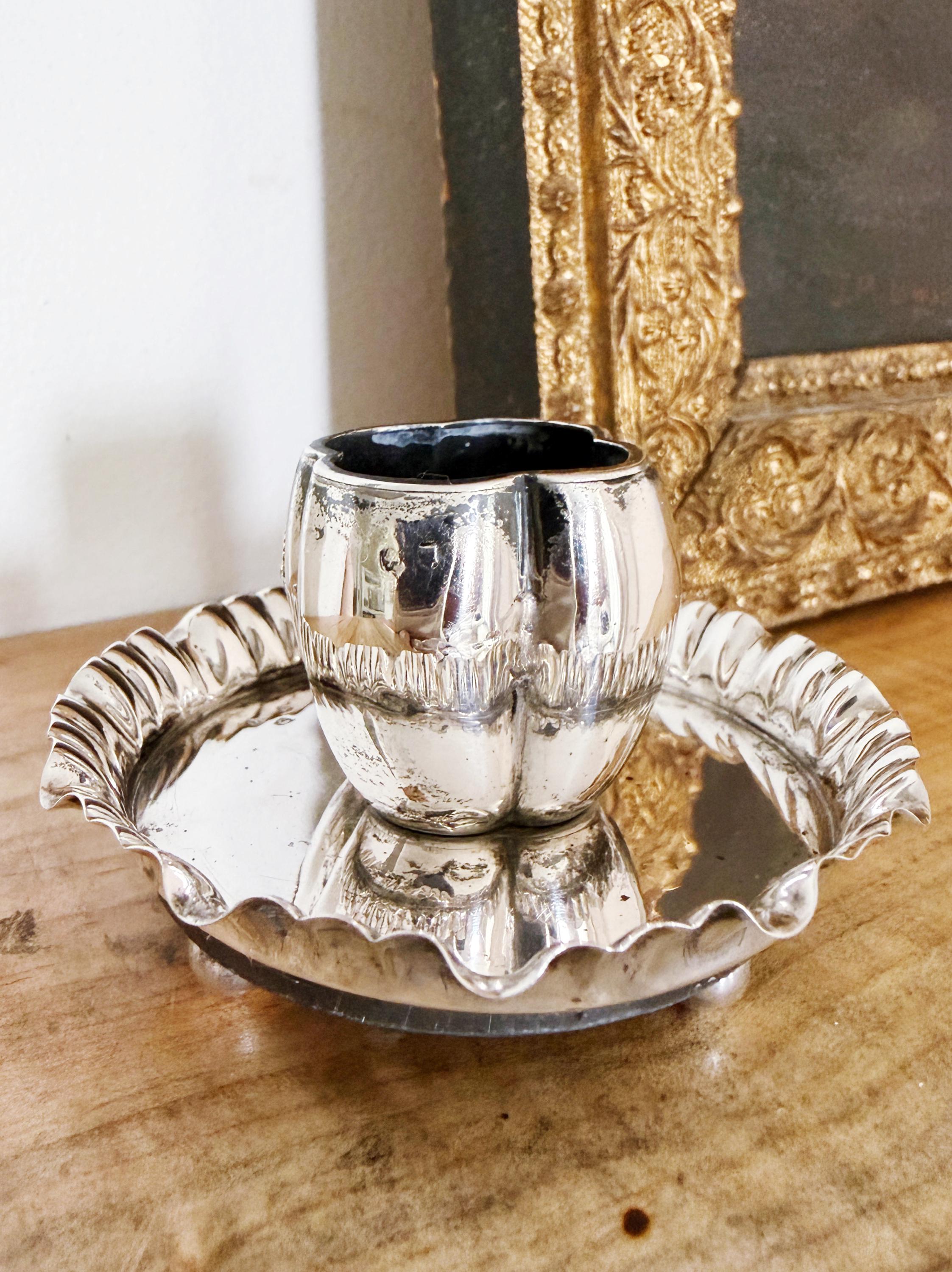 1891 English Sterling Silver Match Striker