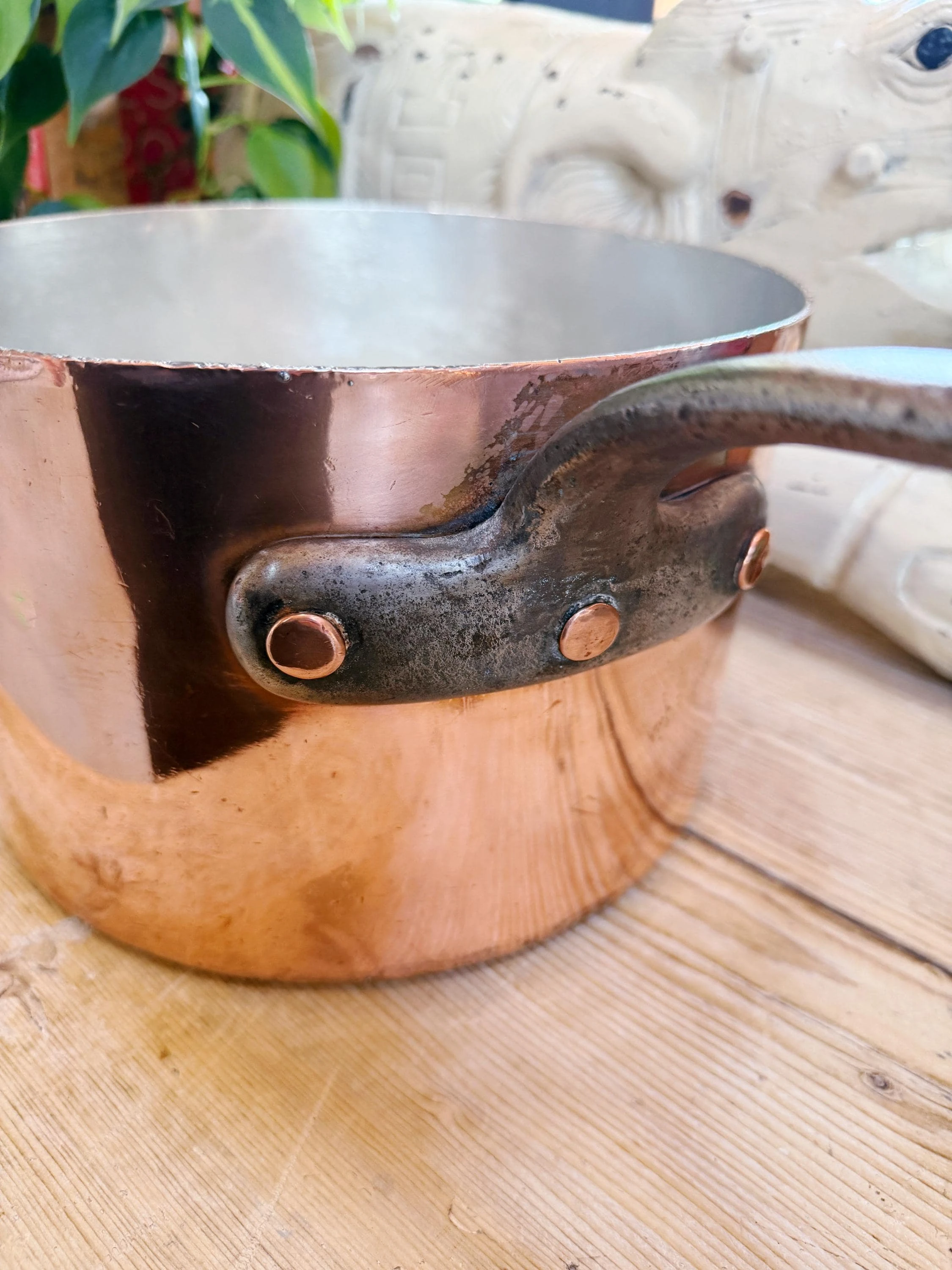 Antique Copper Pot by L. Barth & Son NYC