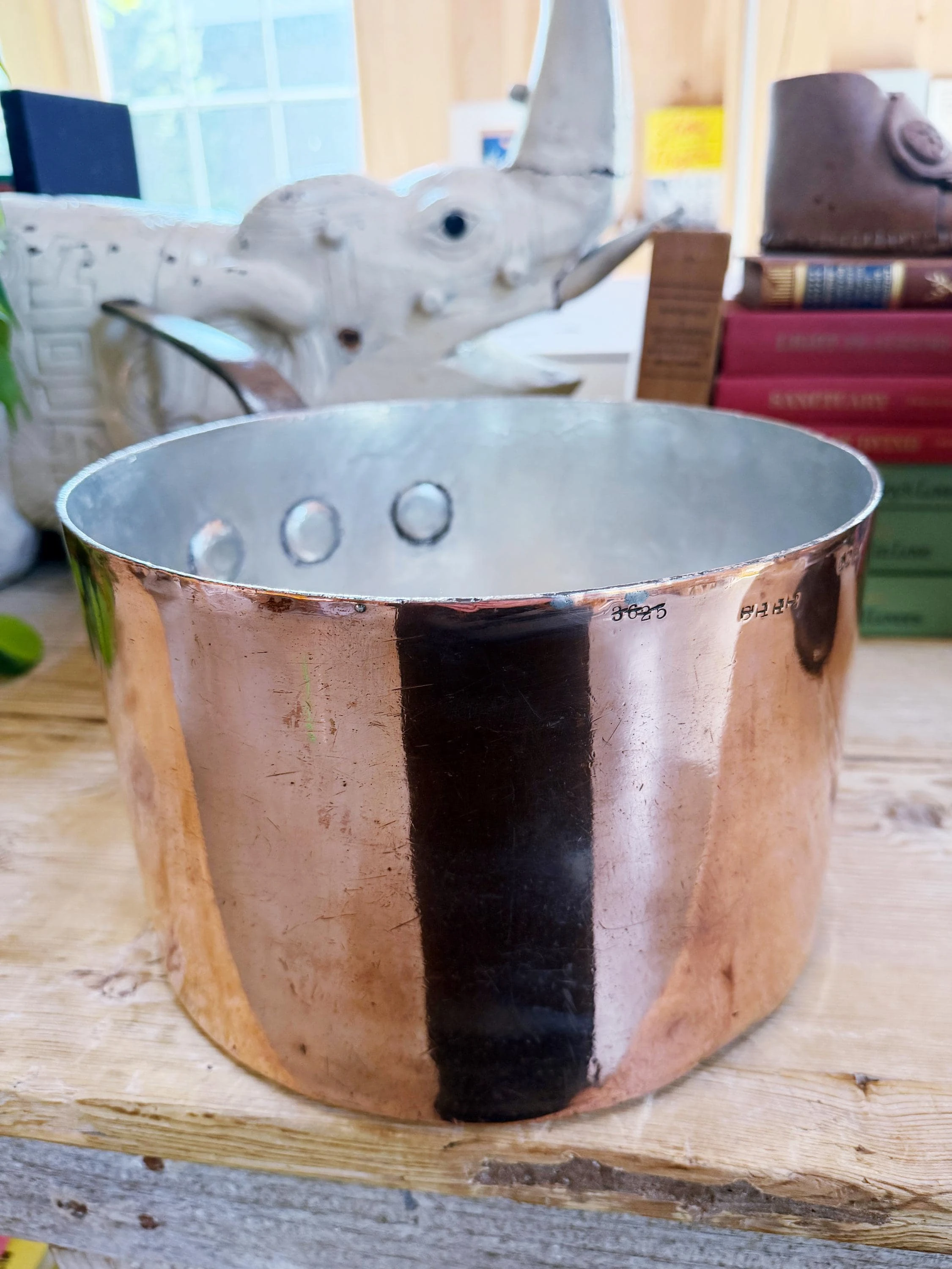Antique Copper Pot by L. Barth & Son NYC