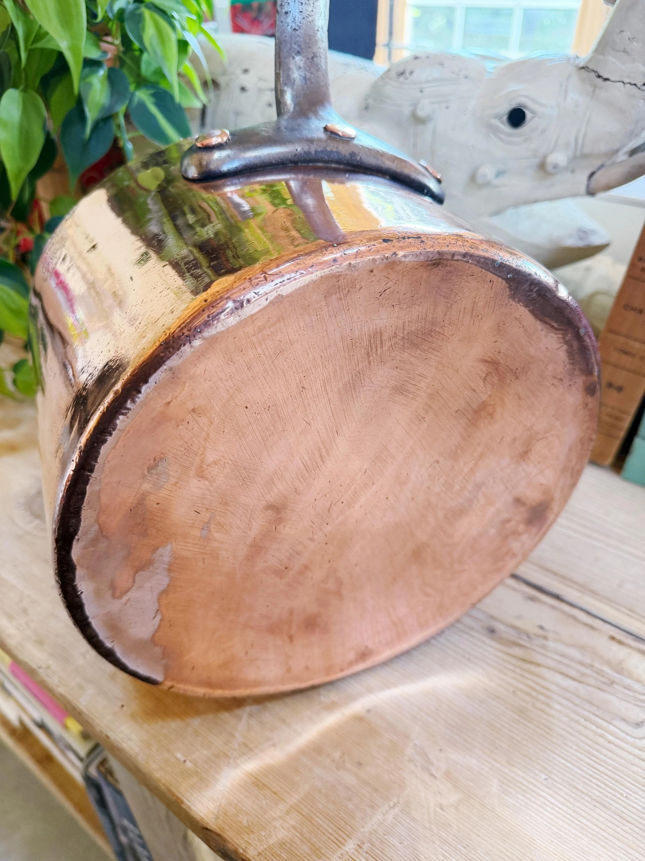 Antique Copper Pot by L. Barth & Son NYC