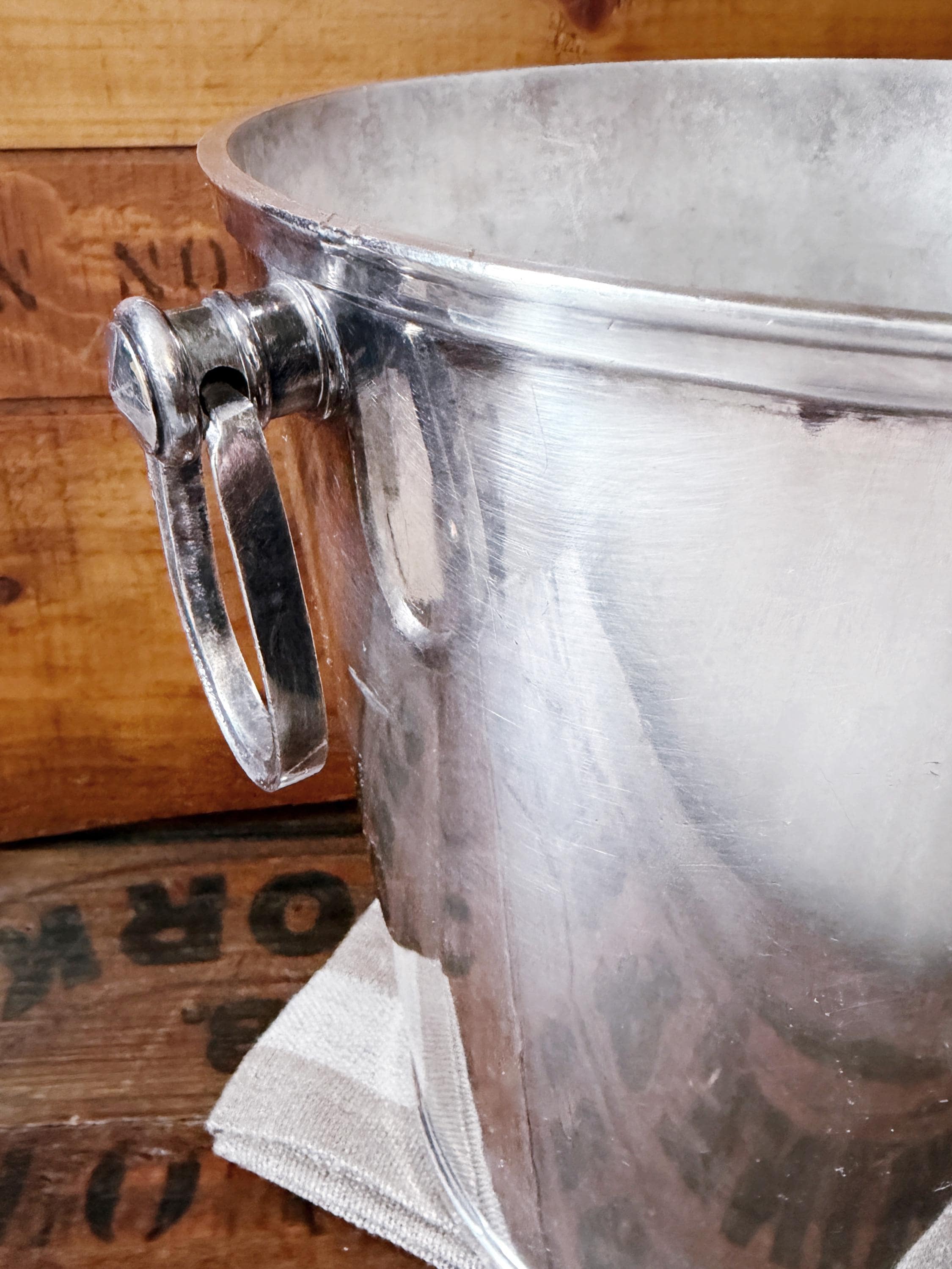 Vintage Silver Plated Champagne Bucket from The Rio Palace