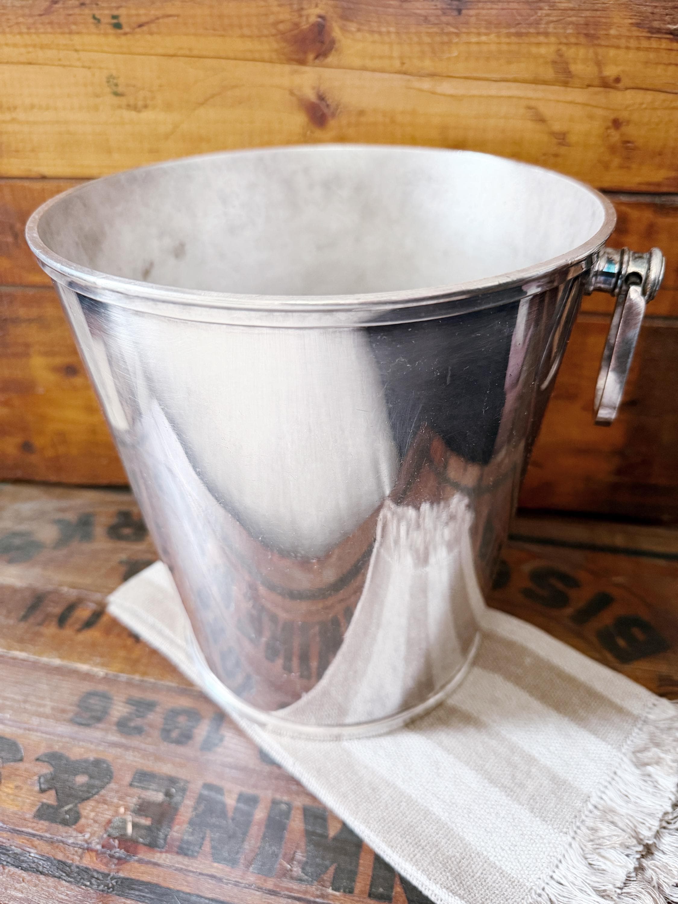 Vintage Silver Plated Champagne Bucket from The Rio Palace