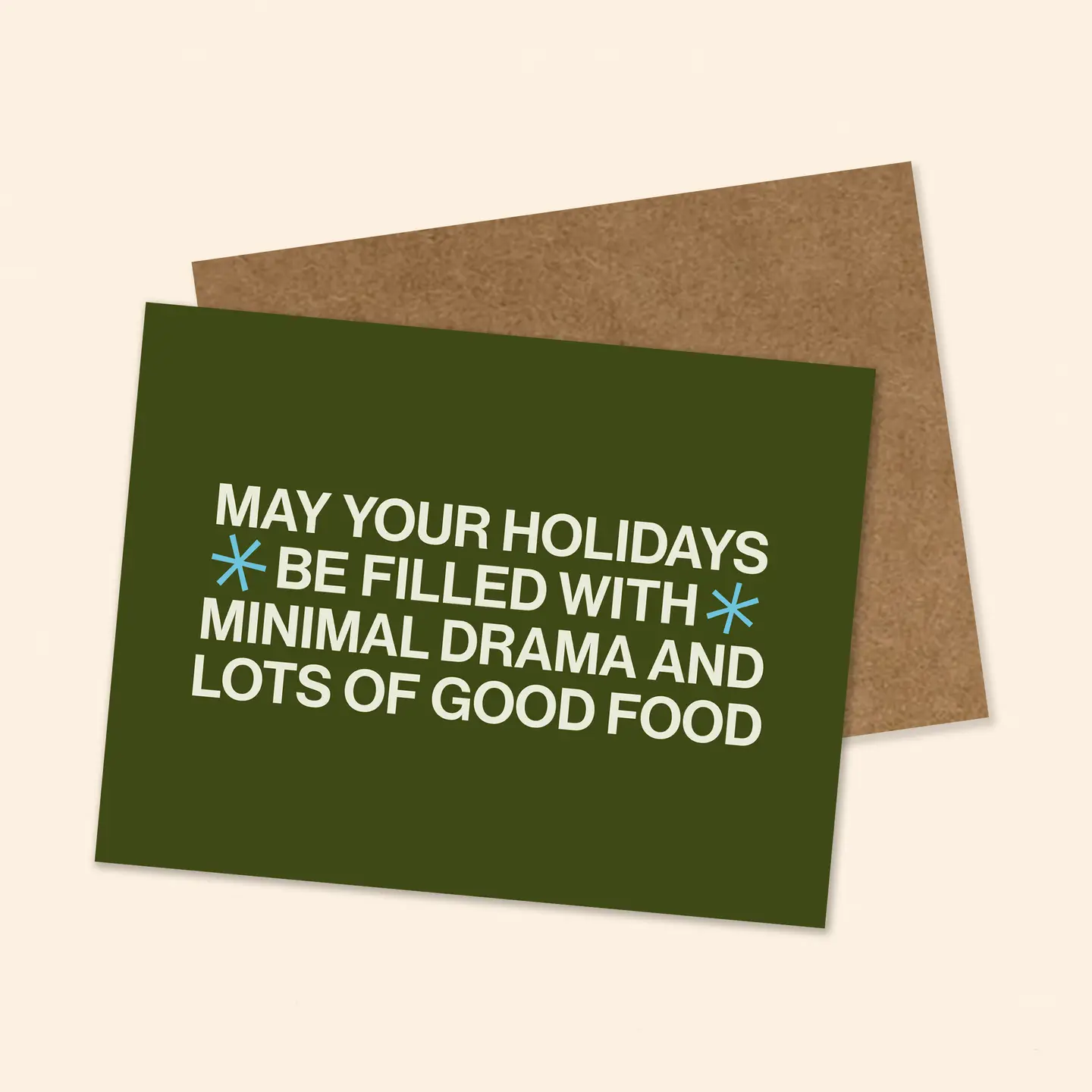 Holiday Drama Greeting Card