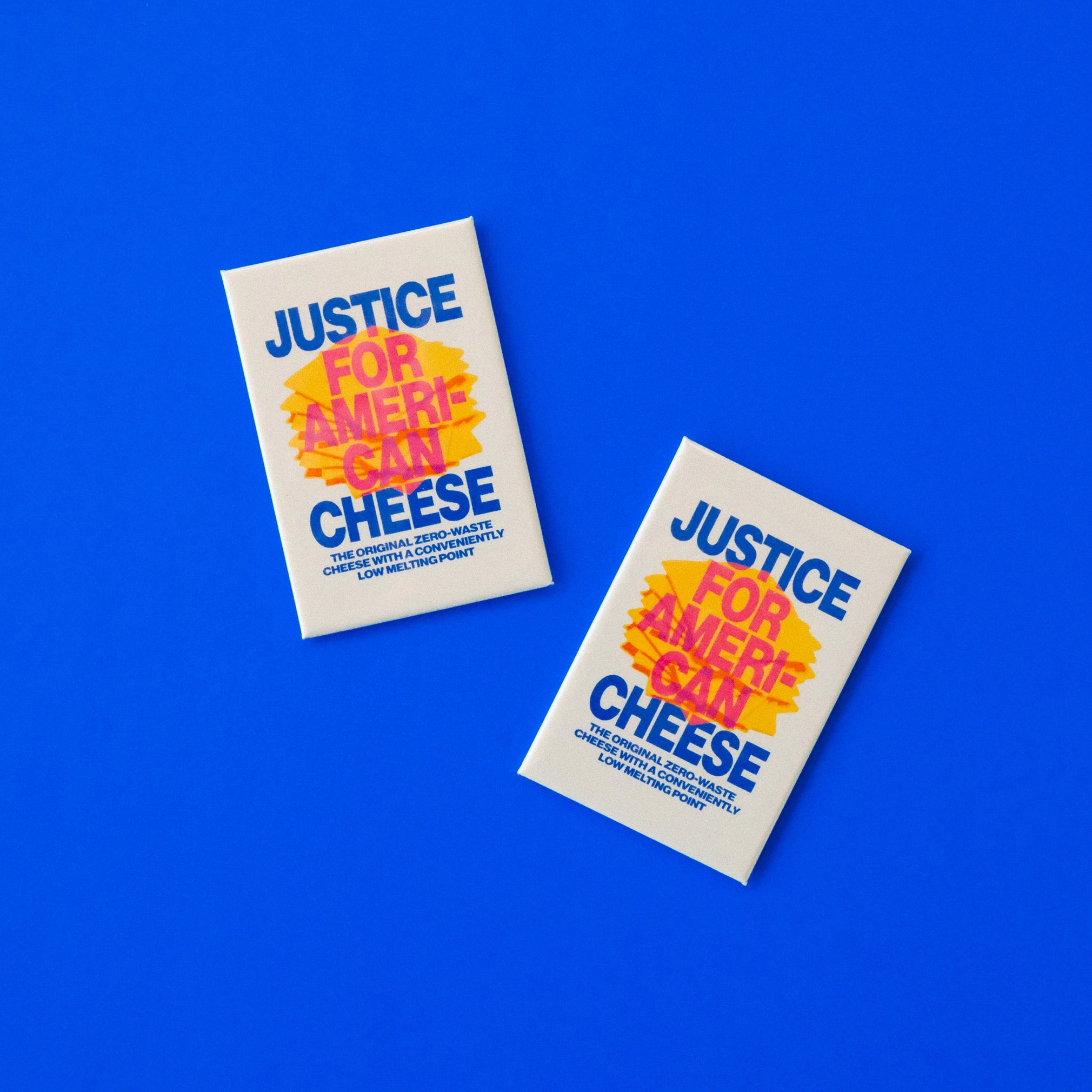 Justice For American Cheese Fridge Magnet