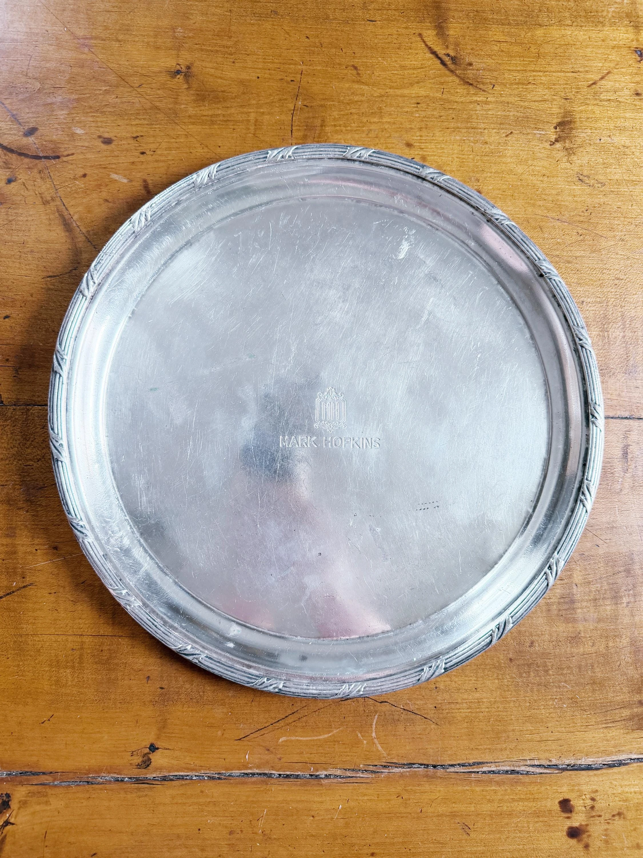 Vintage Silver Plated Tray from Mark Hopkins Hotel San Francisco
