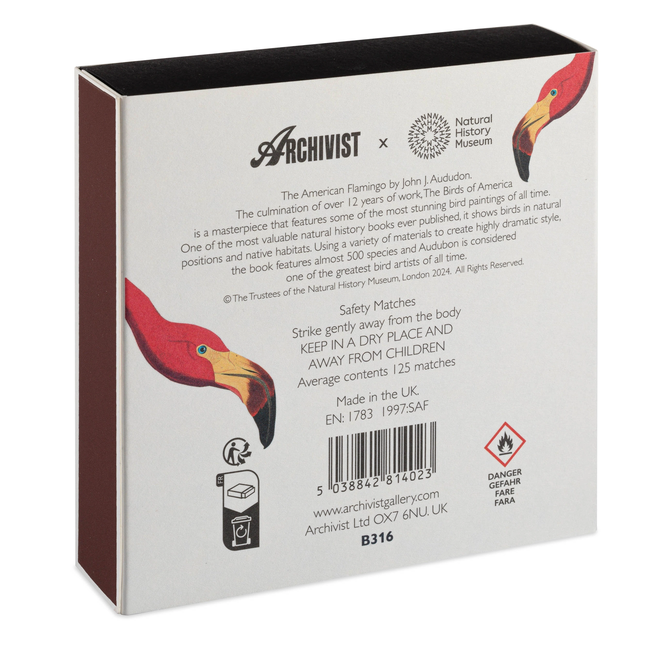American Flamingo Luxury Matches