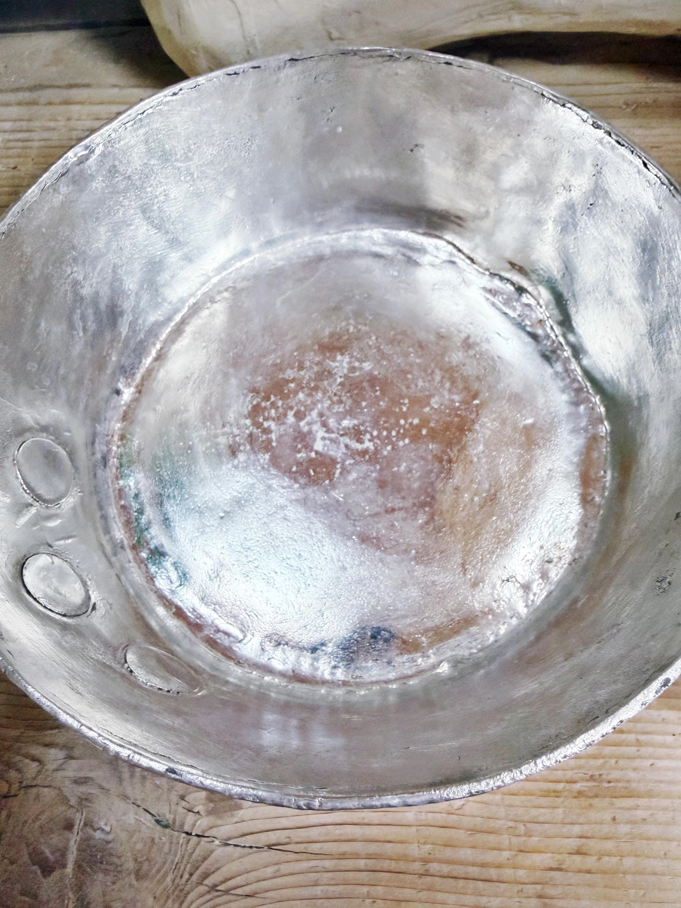 Antique Gaillard Copper Splayed Pot