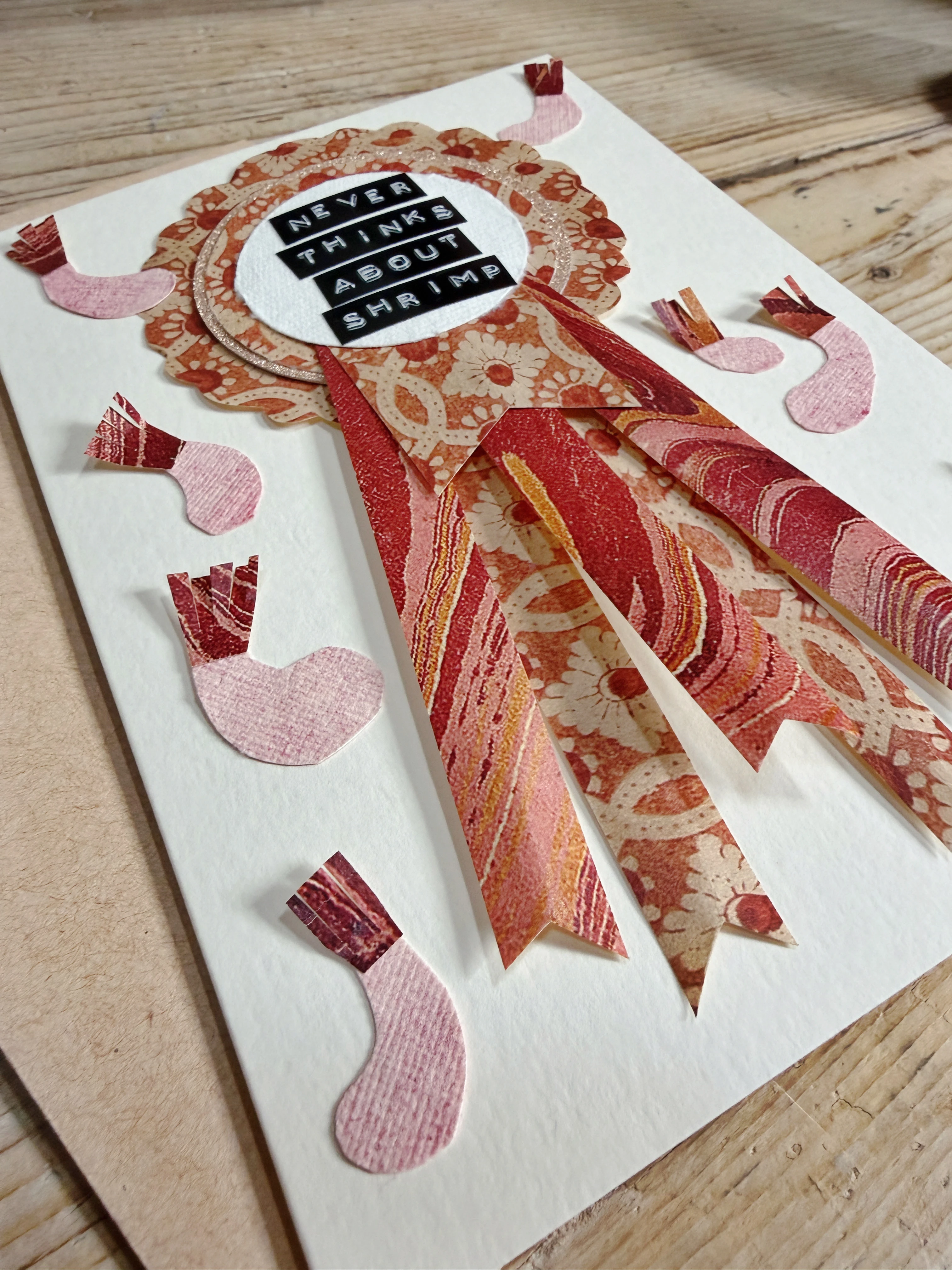 Custom Prize Ribbon Card