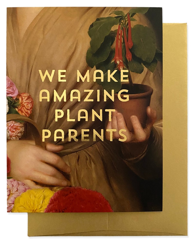 Amazing Plant Parents Greeting Card