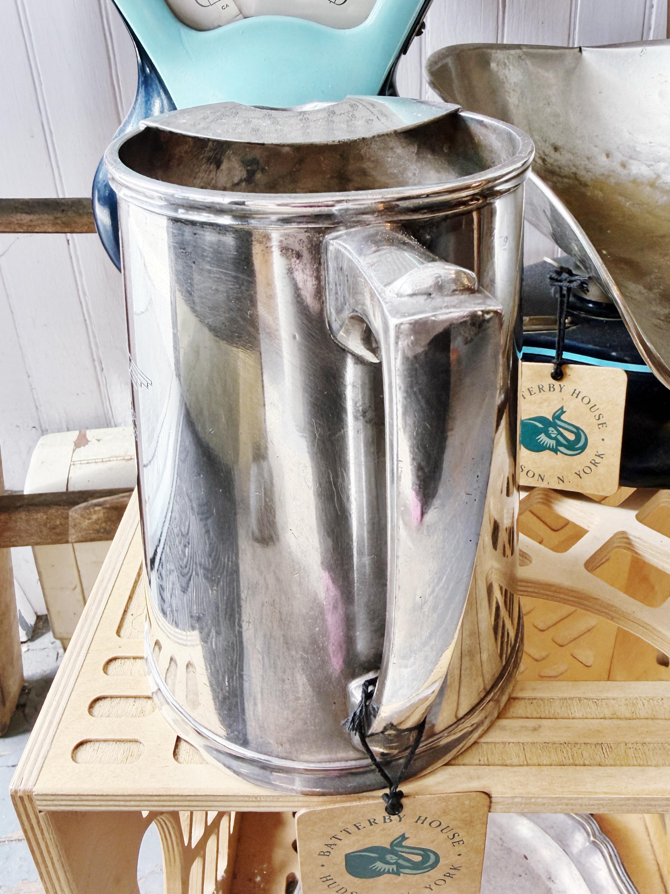 Vintage Silver Plated Water Pitcher from American President Lines Ocean Liner