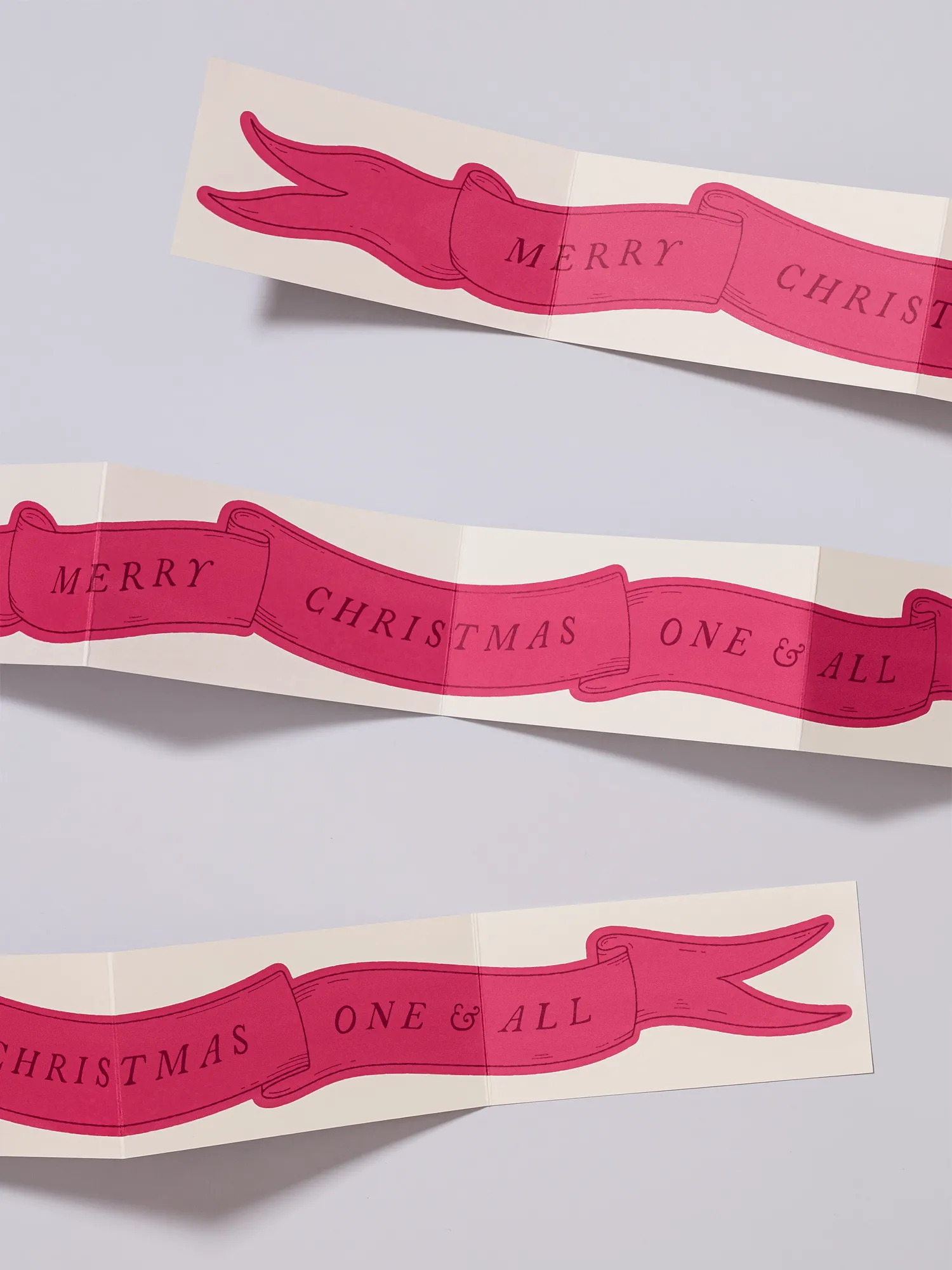 Merry Christmas Concertina Card