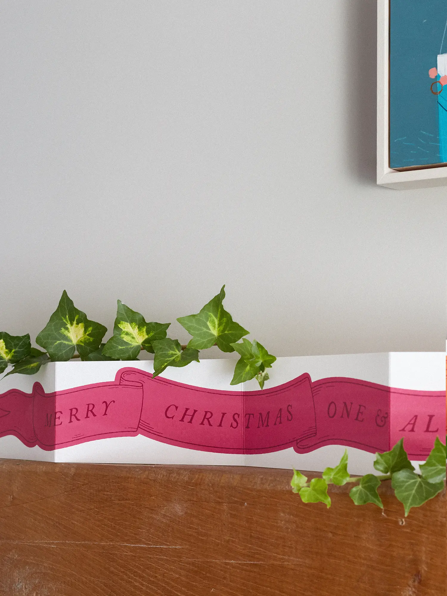 Merry Christmas Concertina Card