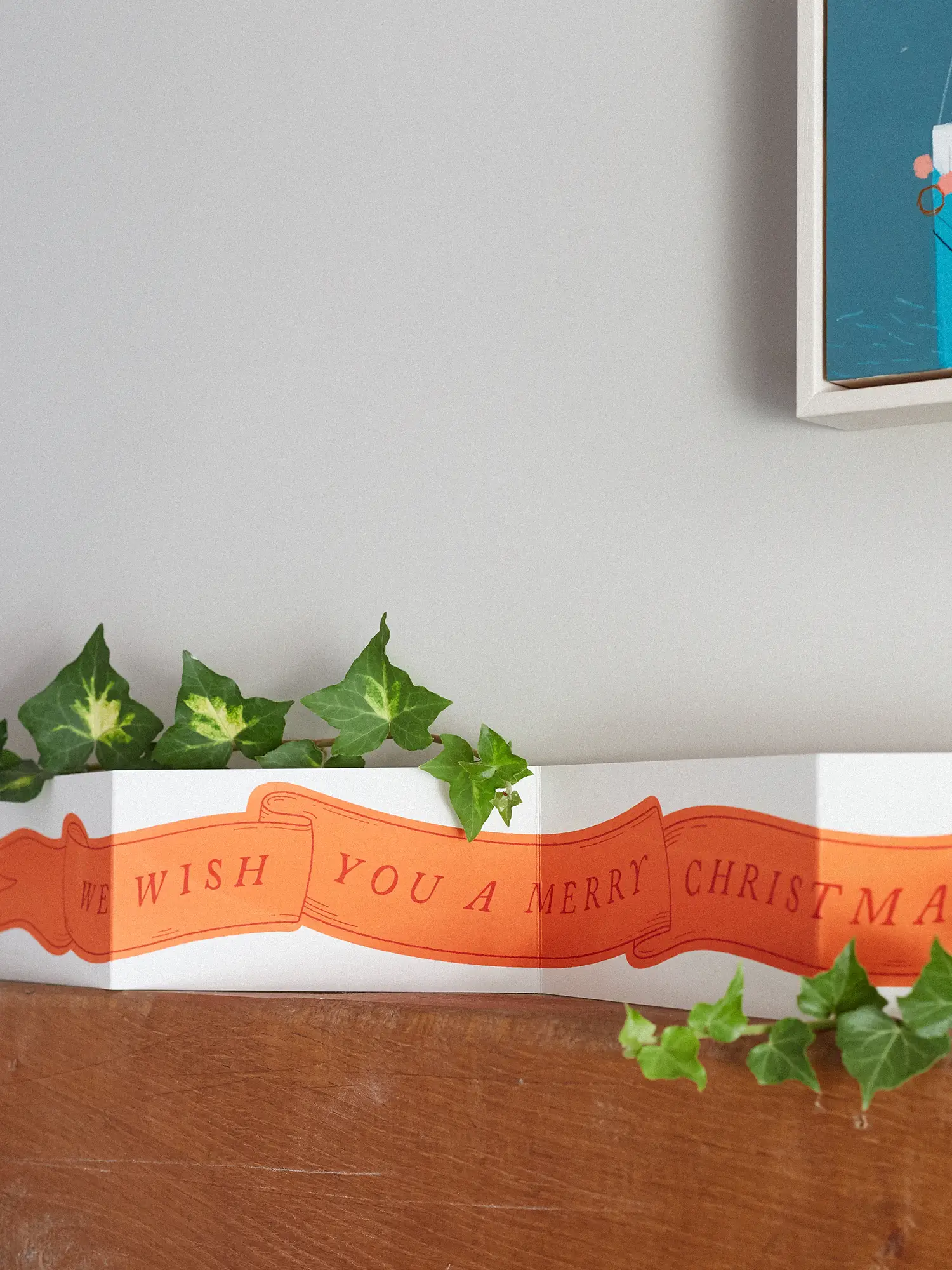 We Wish You a Merry Christmas Concertina Card
