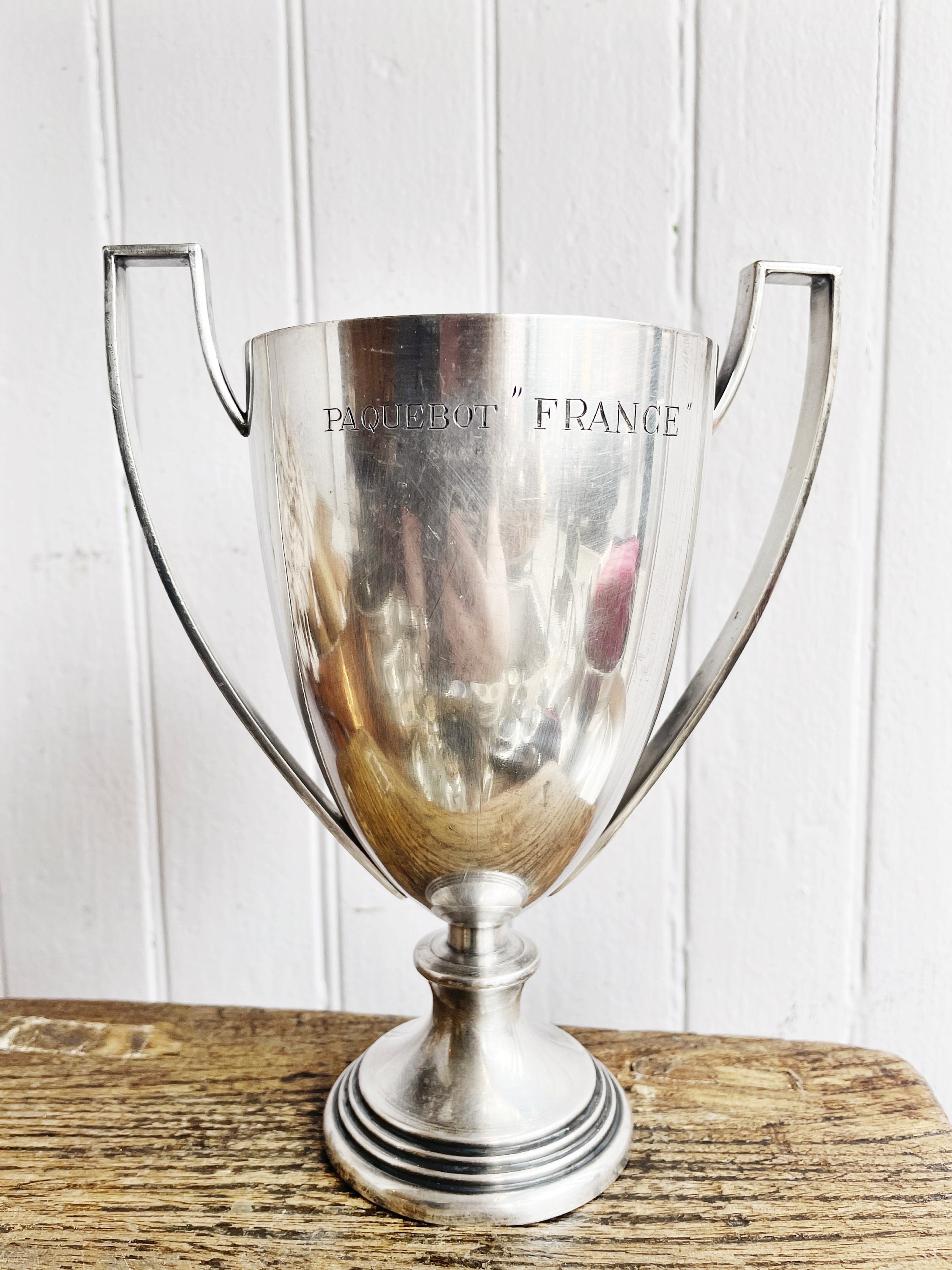 Vintage Silver Plated Cup from CGT Ocean Liner France