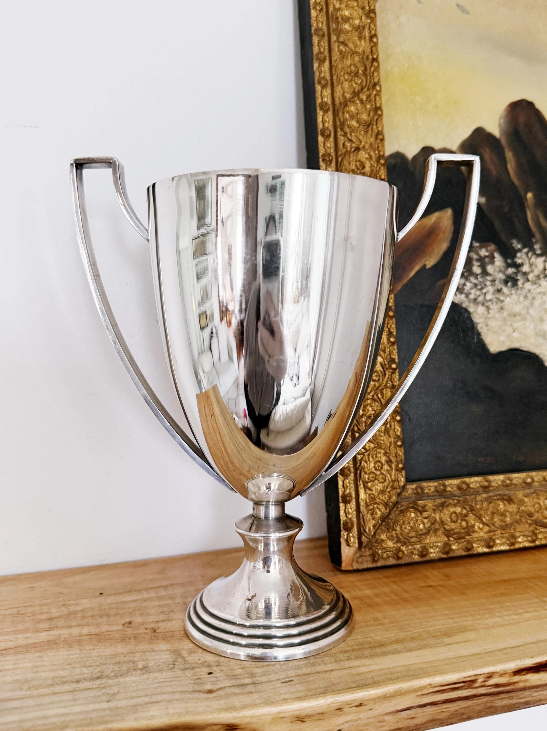 Ercuis Silver Plated Cup from CGT Ocean Liner Liberte