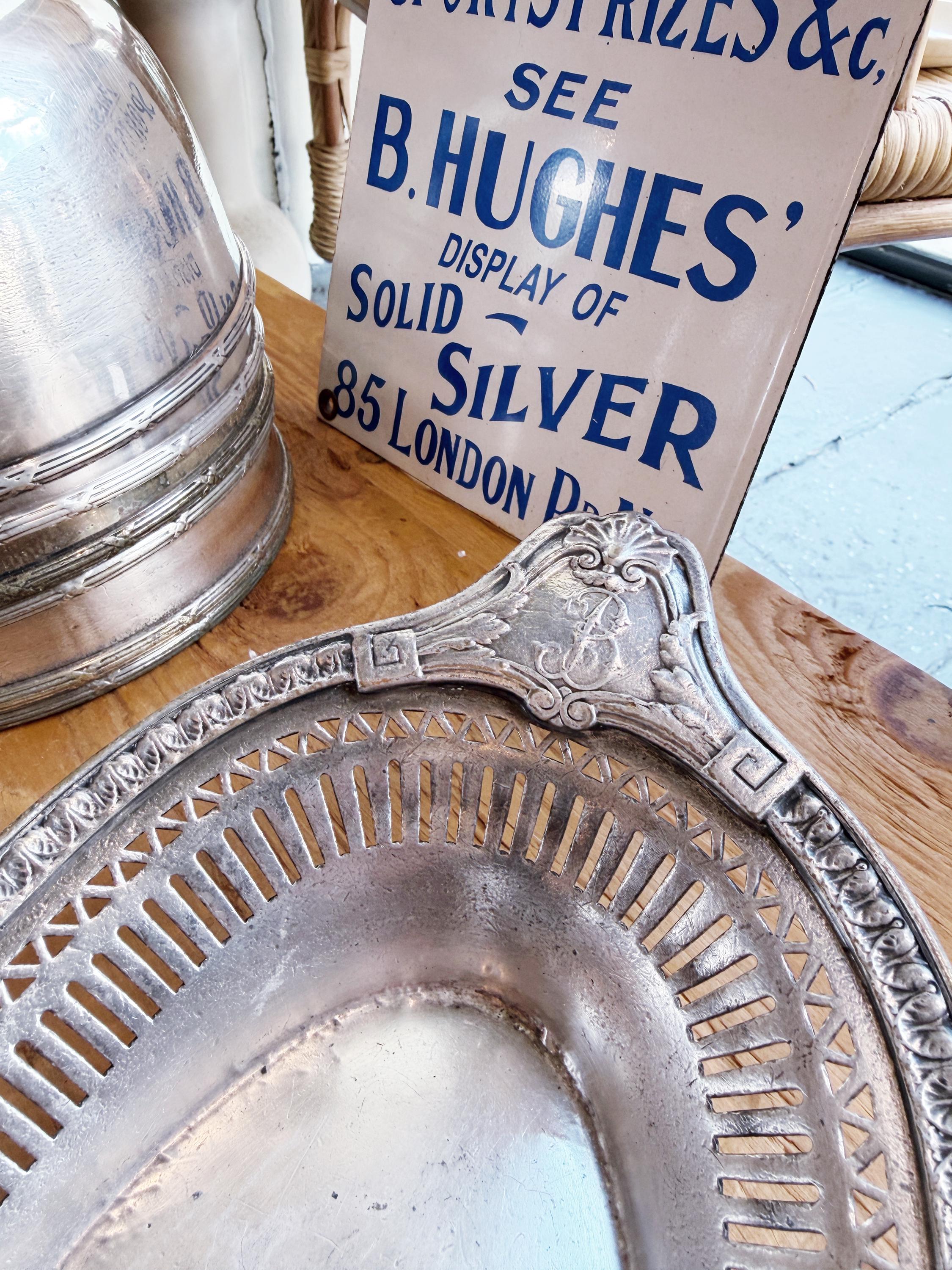 1926 Silver Plated Miami Biltmore Hotel Serving Dish