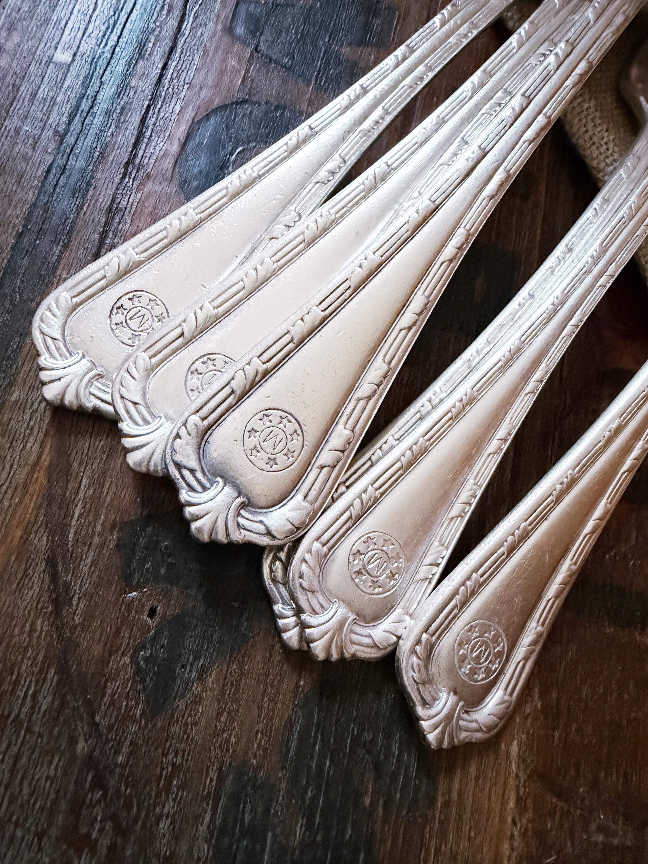 Vintage Silverplate Forks from Matson Line Oceanliner