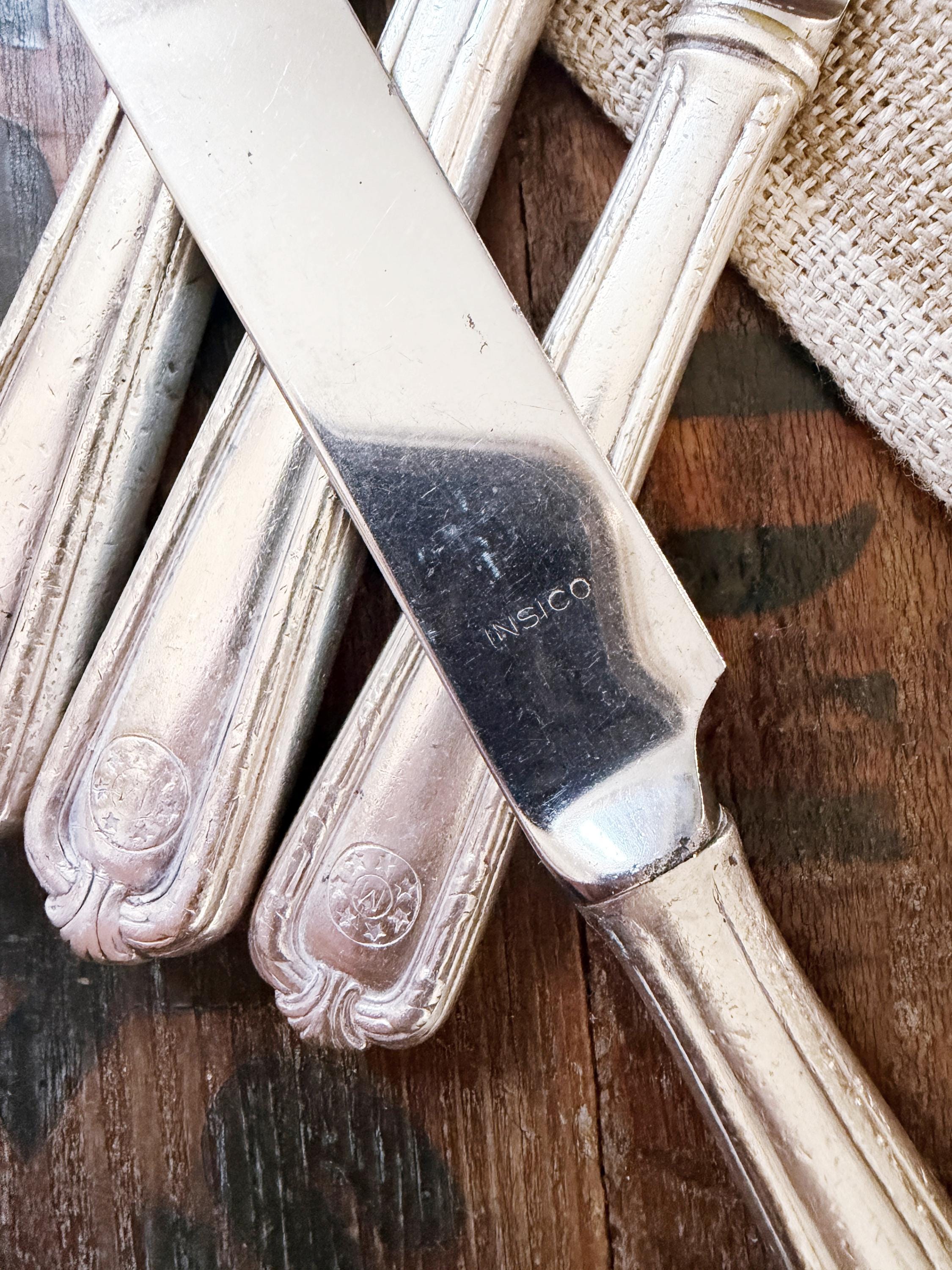 Vintage Silverplate Knives from Matson Line Oceanliner