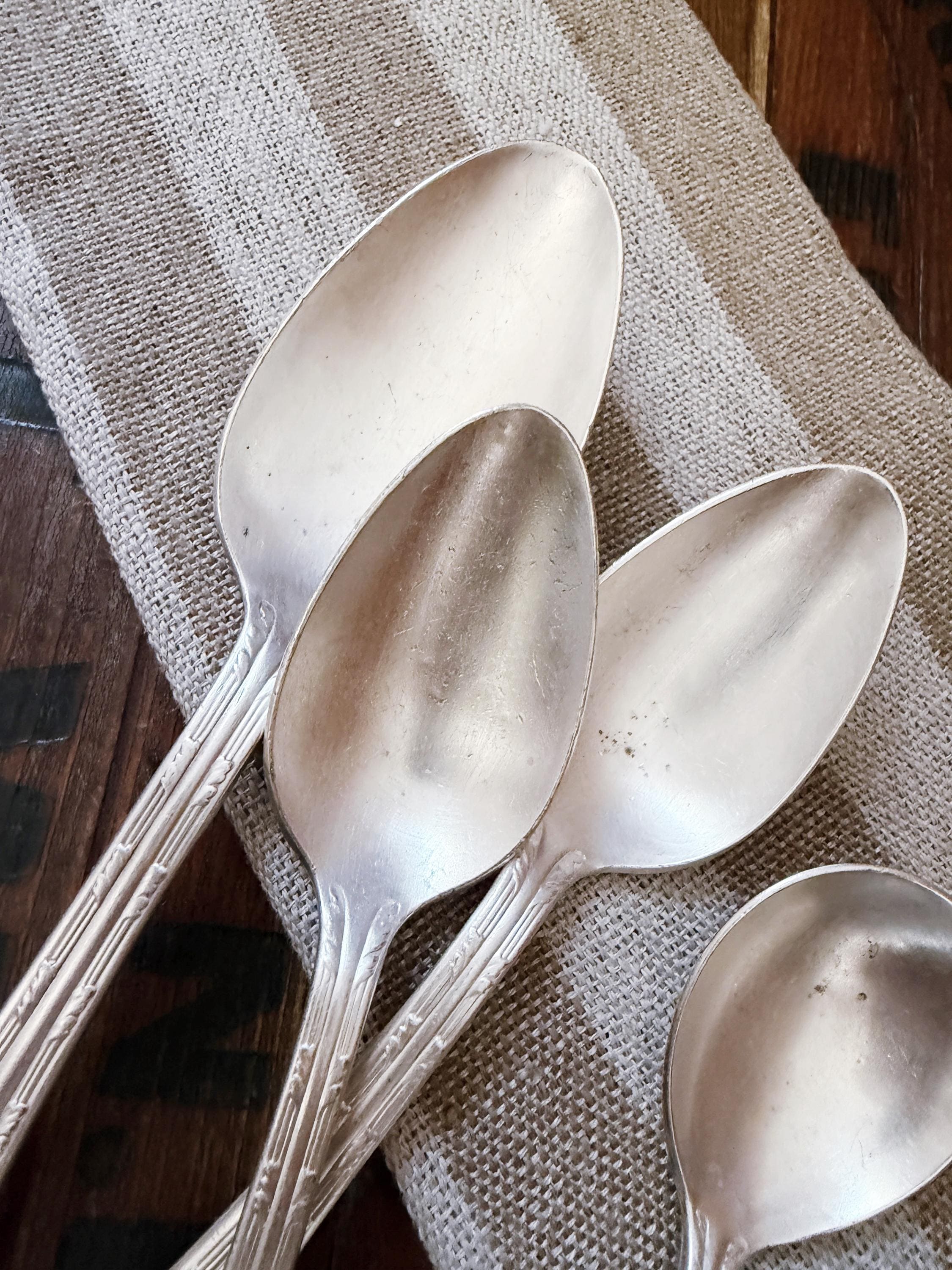 Vintage Silverplate Spoons from Matson Line Oceanliner