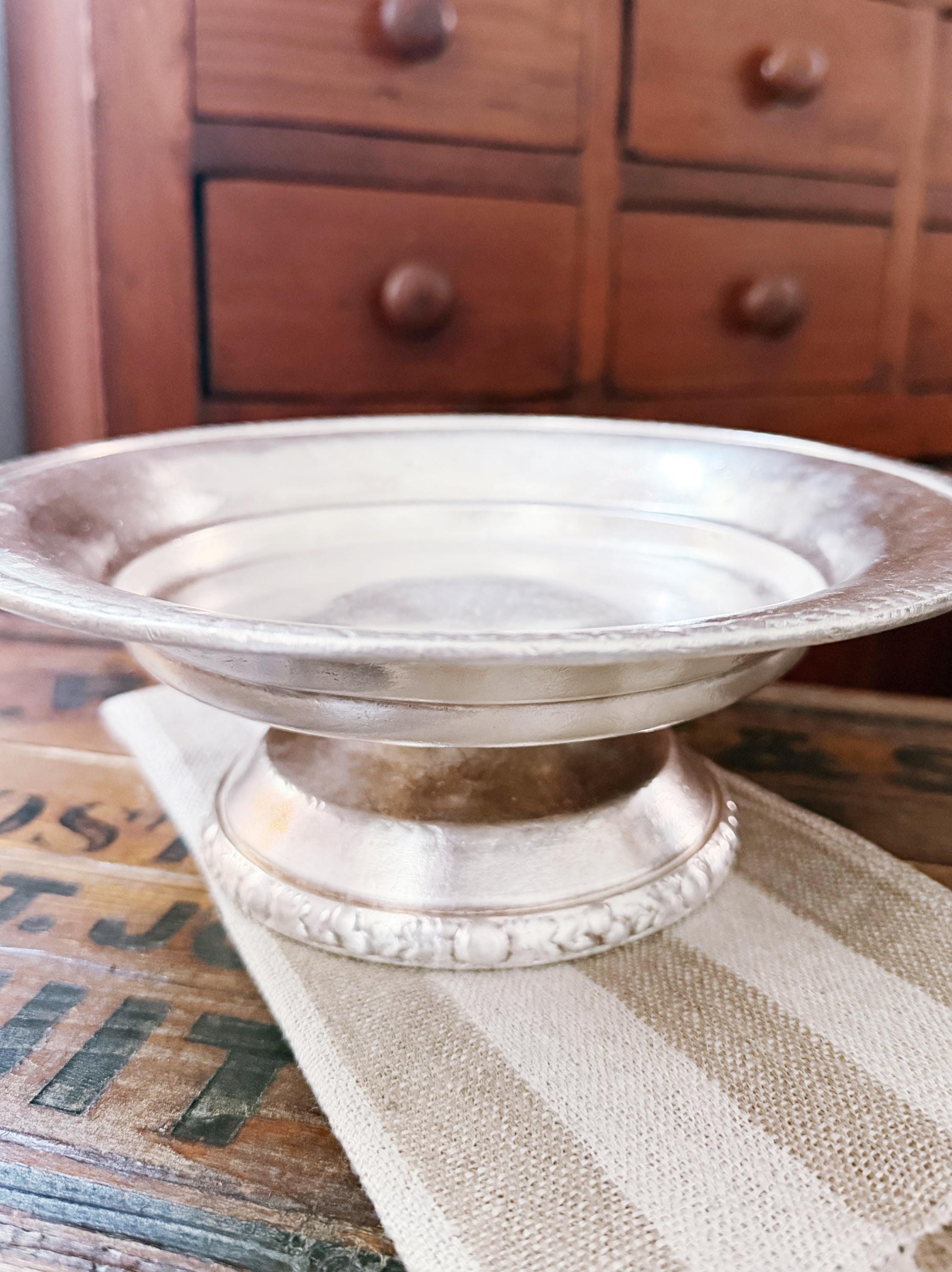 1920s Silver Compote from The Hotel Astor in NYC