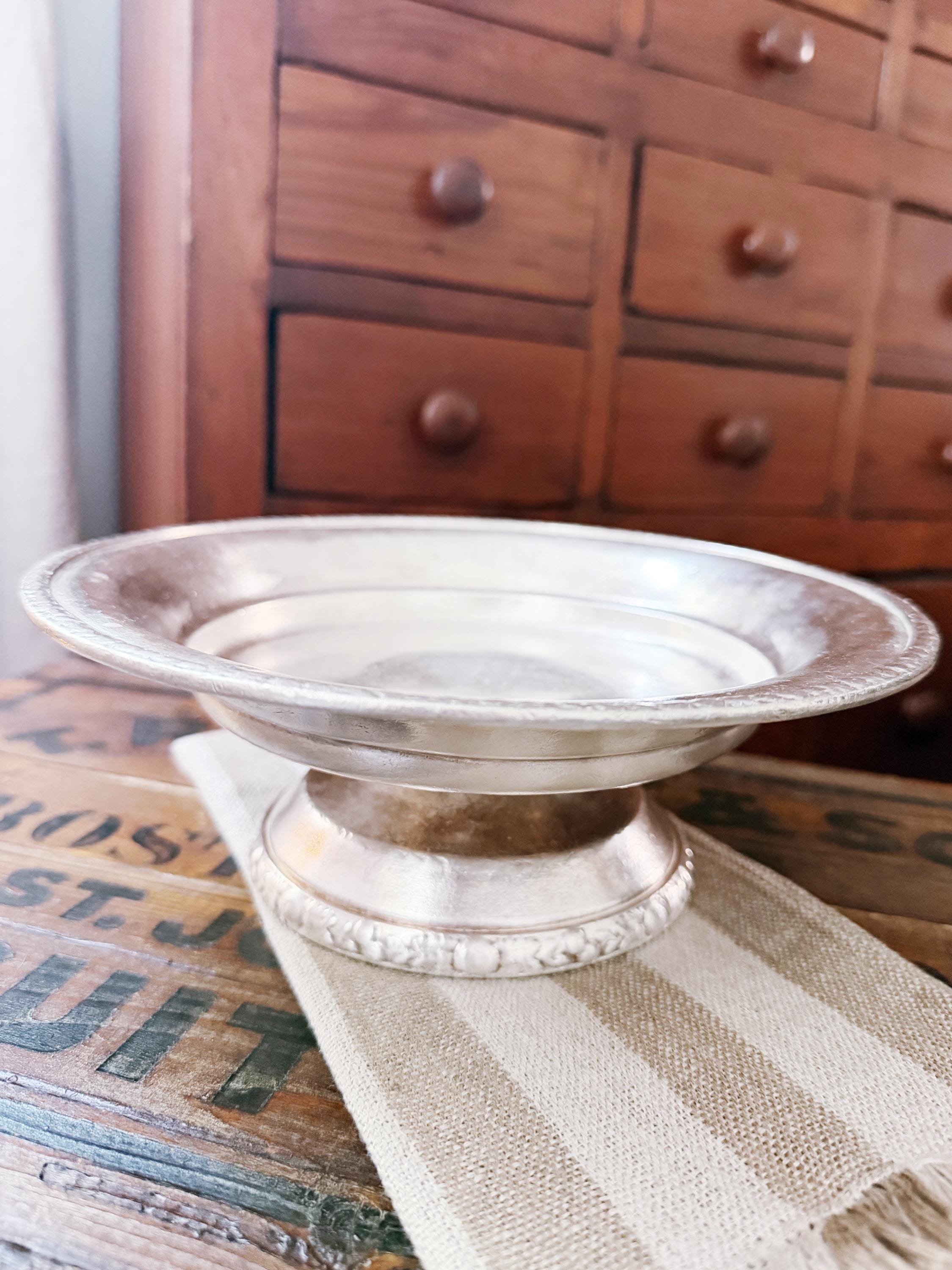 1920s Silver Compote from The Hotel Astor in NYC
