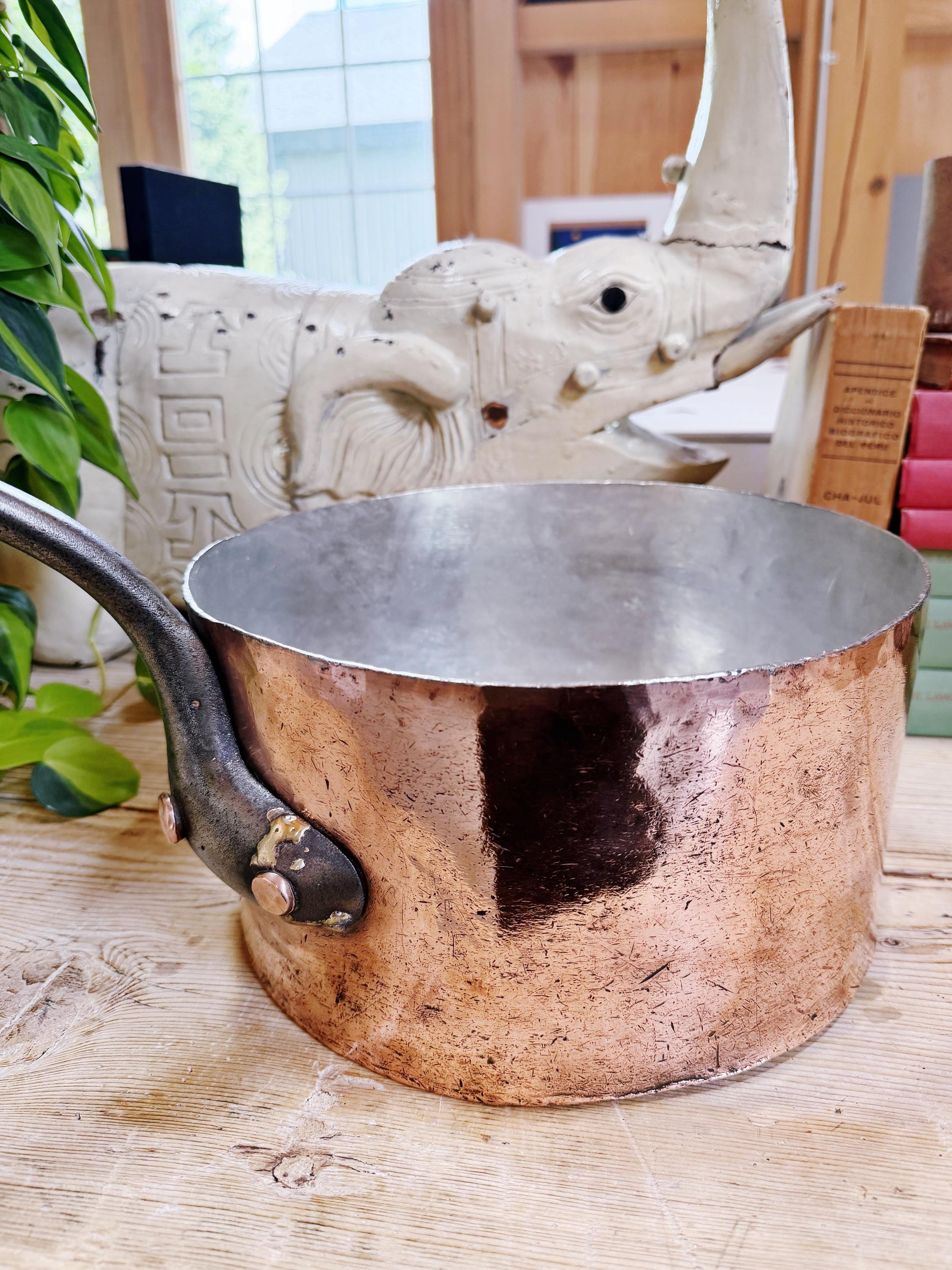 Antique English Copper Pot from Brown's Hotel London
