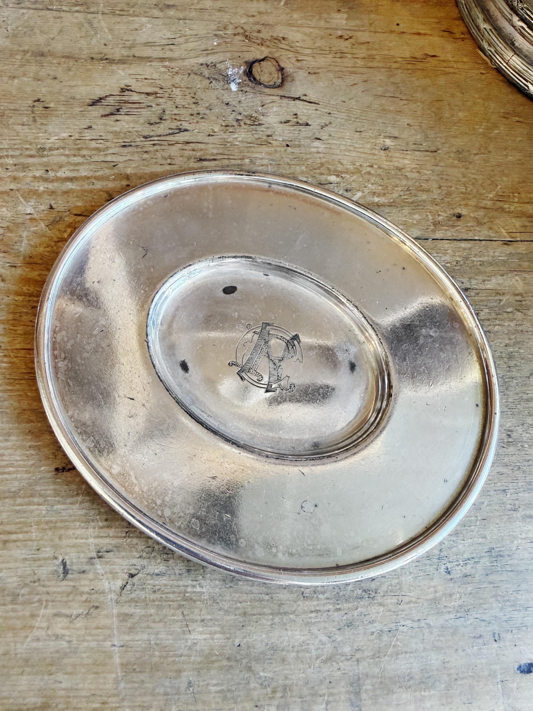 1892 Silver Plated Dish from The Great Northern Railway