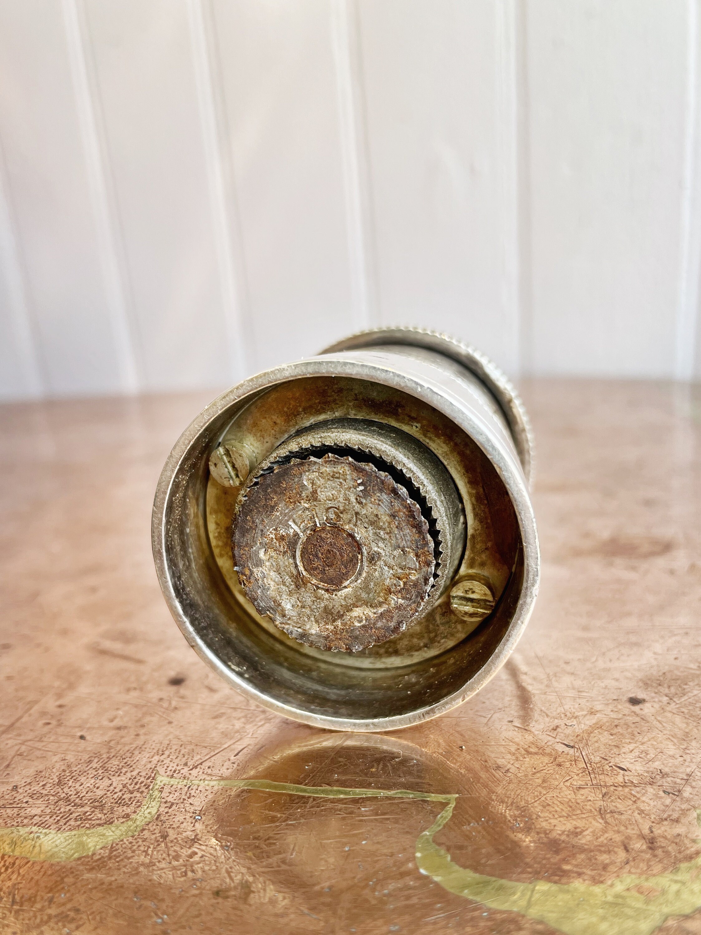 Antique Christofle Silver Pepper Mill from CGT French Line Ocean Liner