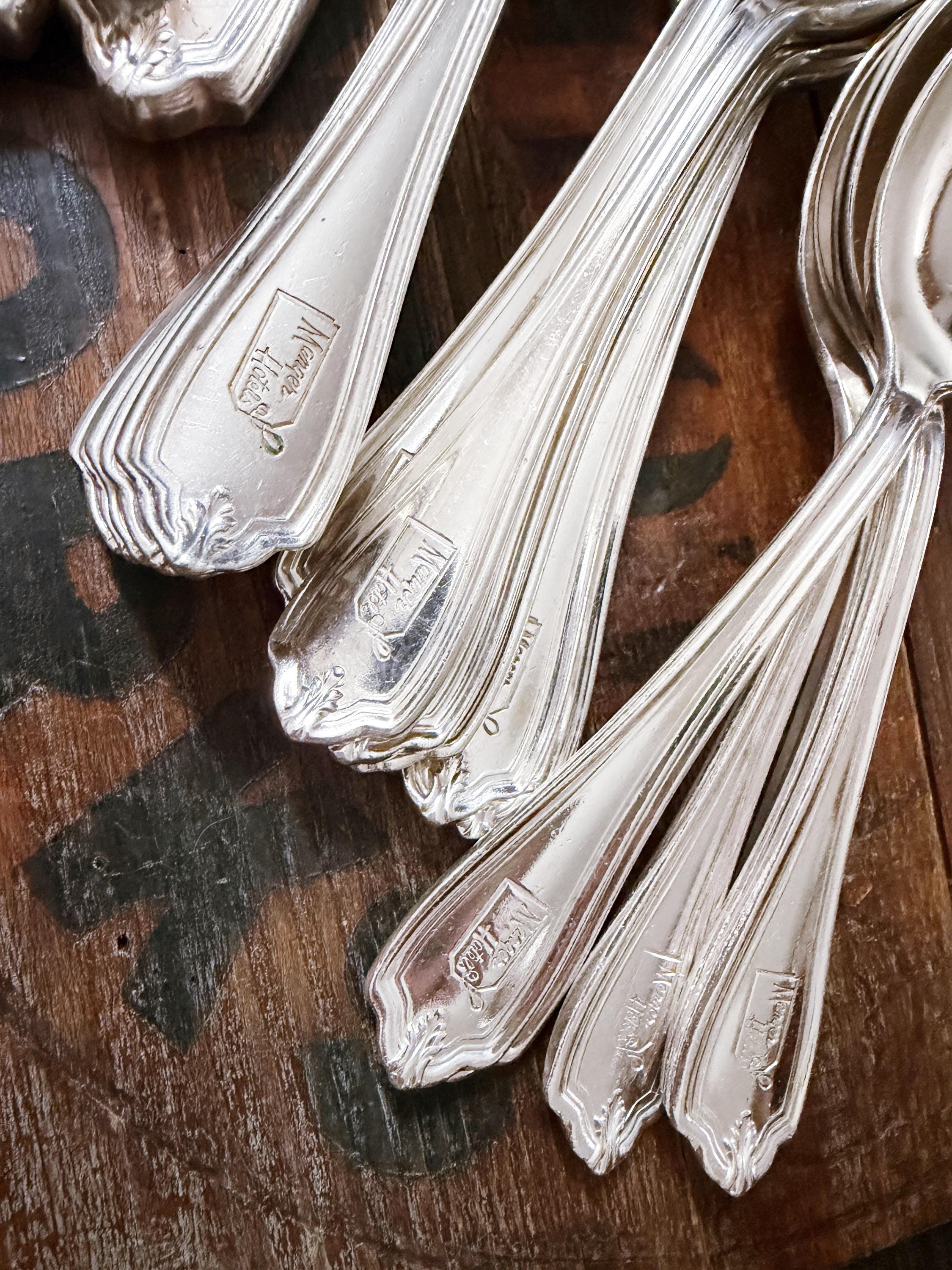 Service for 6 Silver Plated Flatware from The Manger Hotels