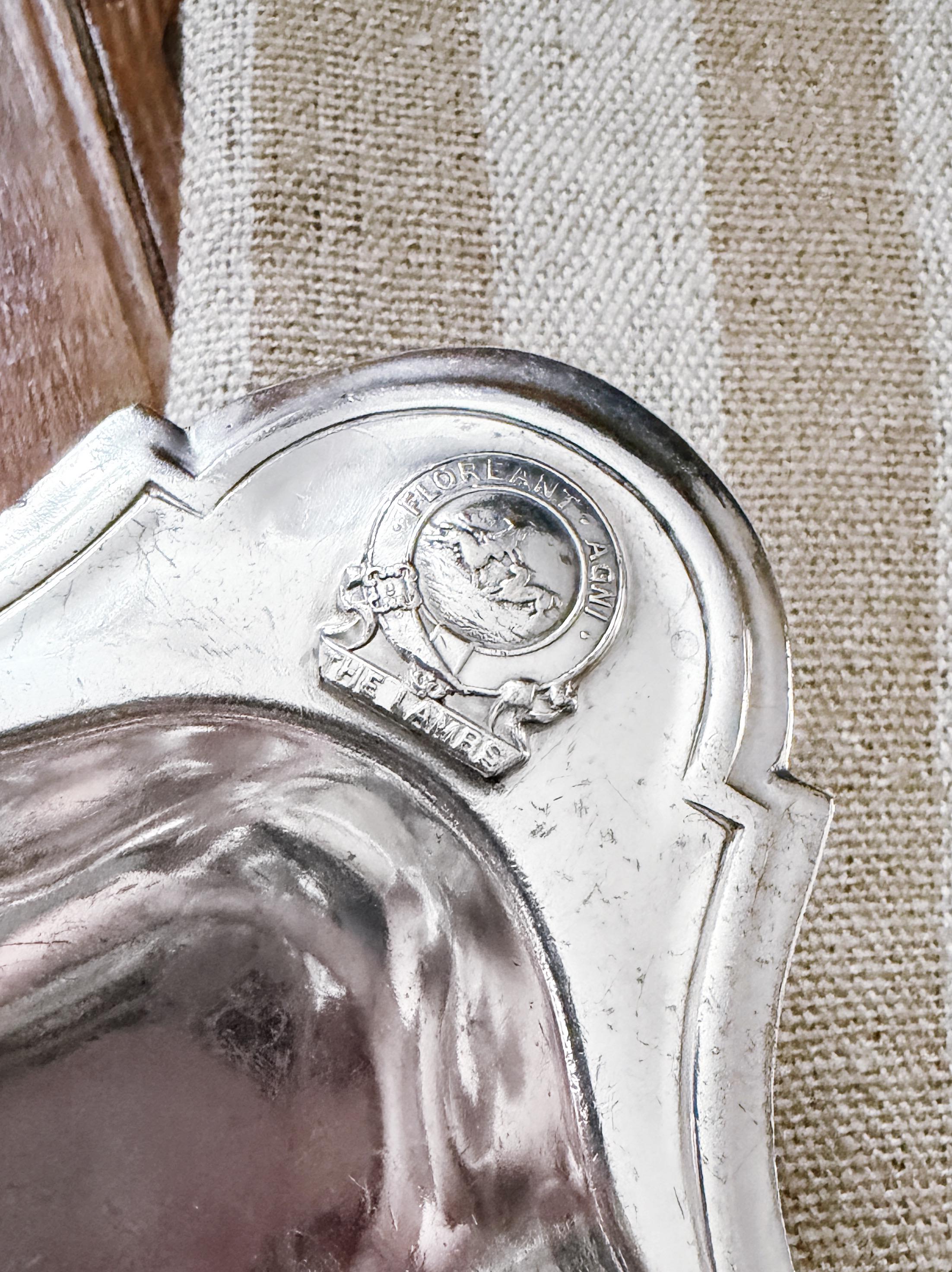 Antique Silver Ice Cream Dish from The Lambs Club NYC
