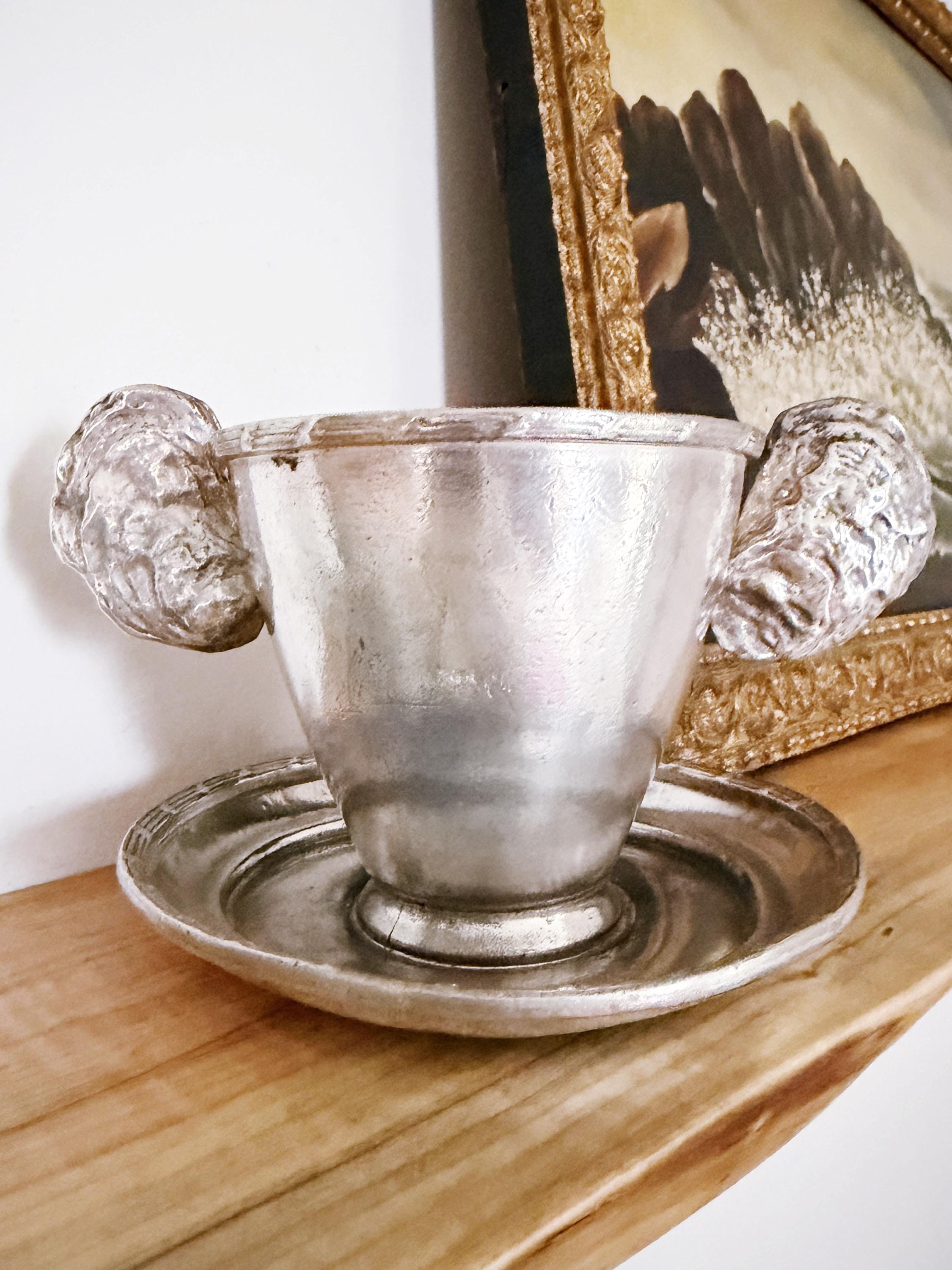Vintage Silver Plated Oyster Bowl from The States Restaurant San Francisco