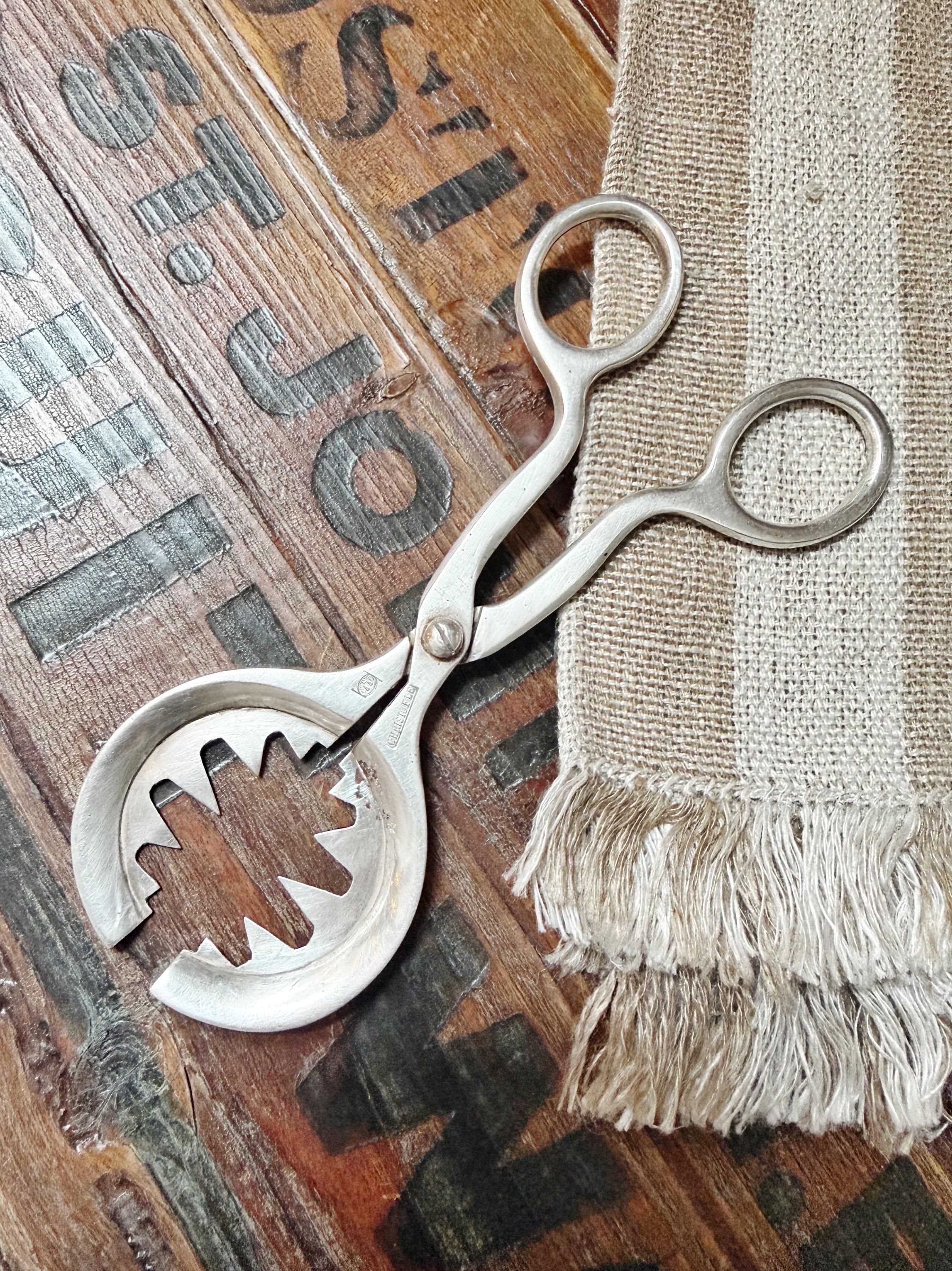 Antique Christofle Silver Plated Egg Topper