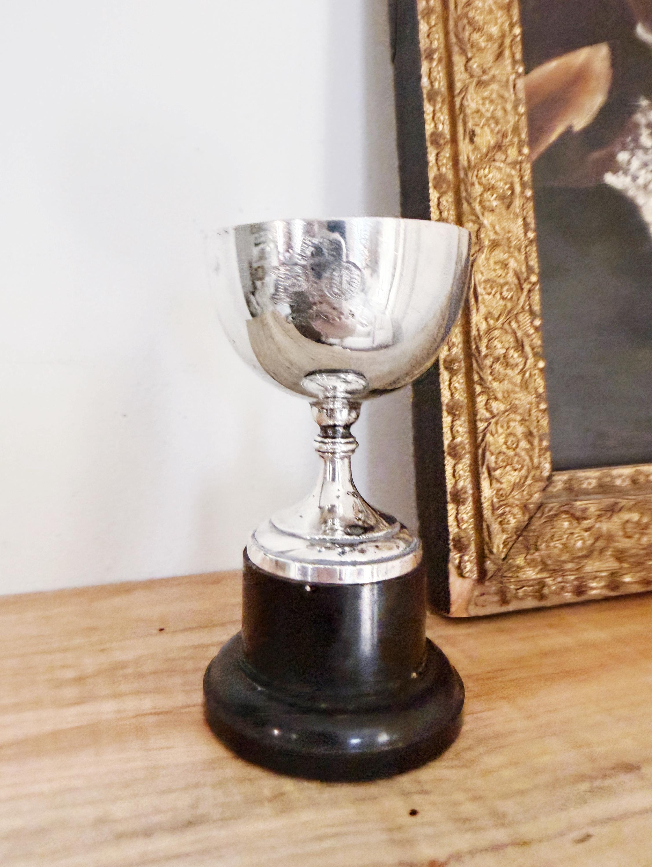 Vintage Silver Plated Souvenir Cup from P&O Line Ocean Liner SS Chusan