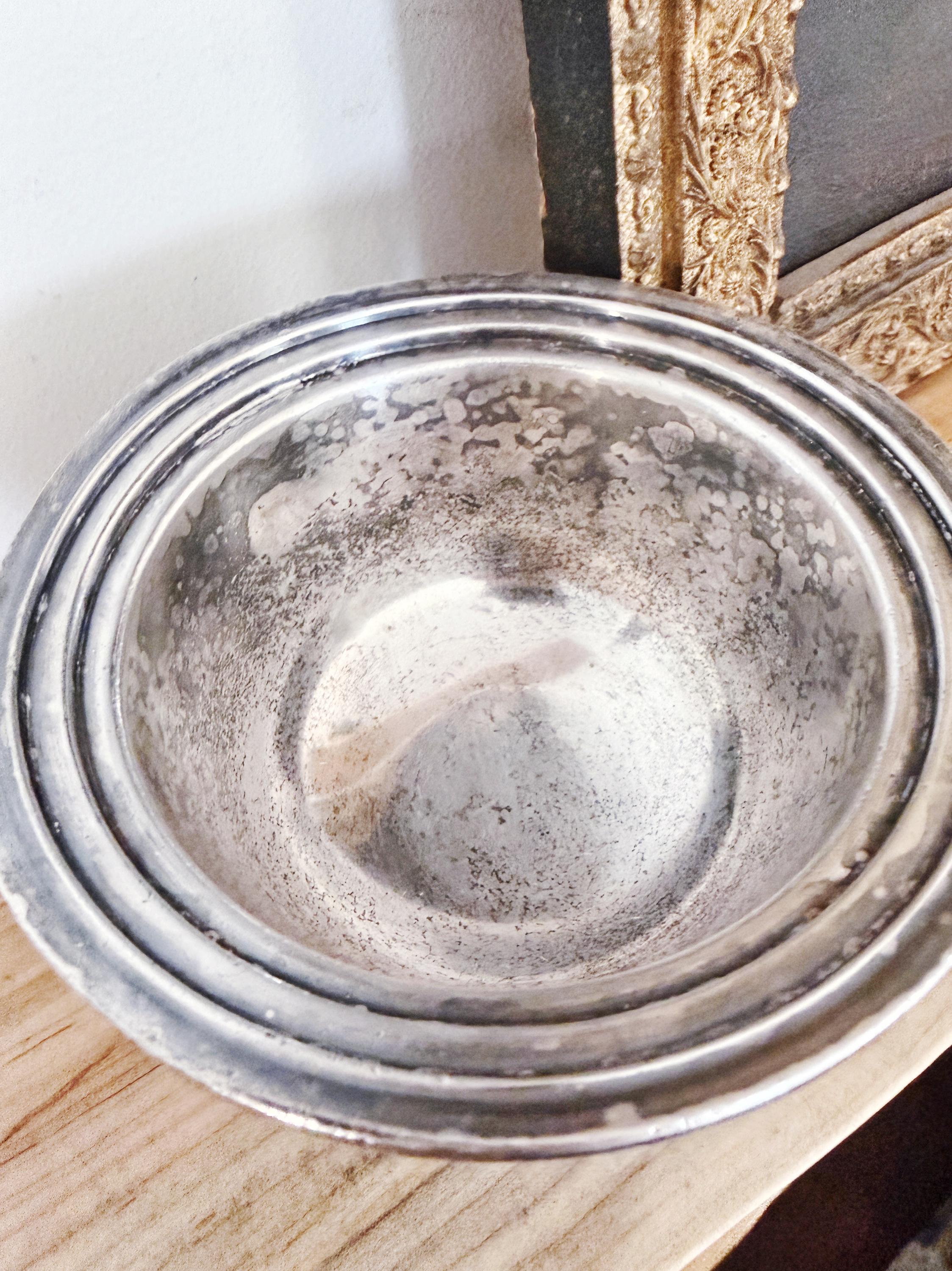 1950 Silver Plated Los Angeles Biltmore Hotel Nut Bowl