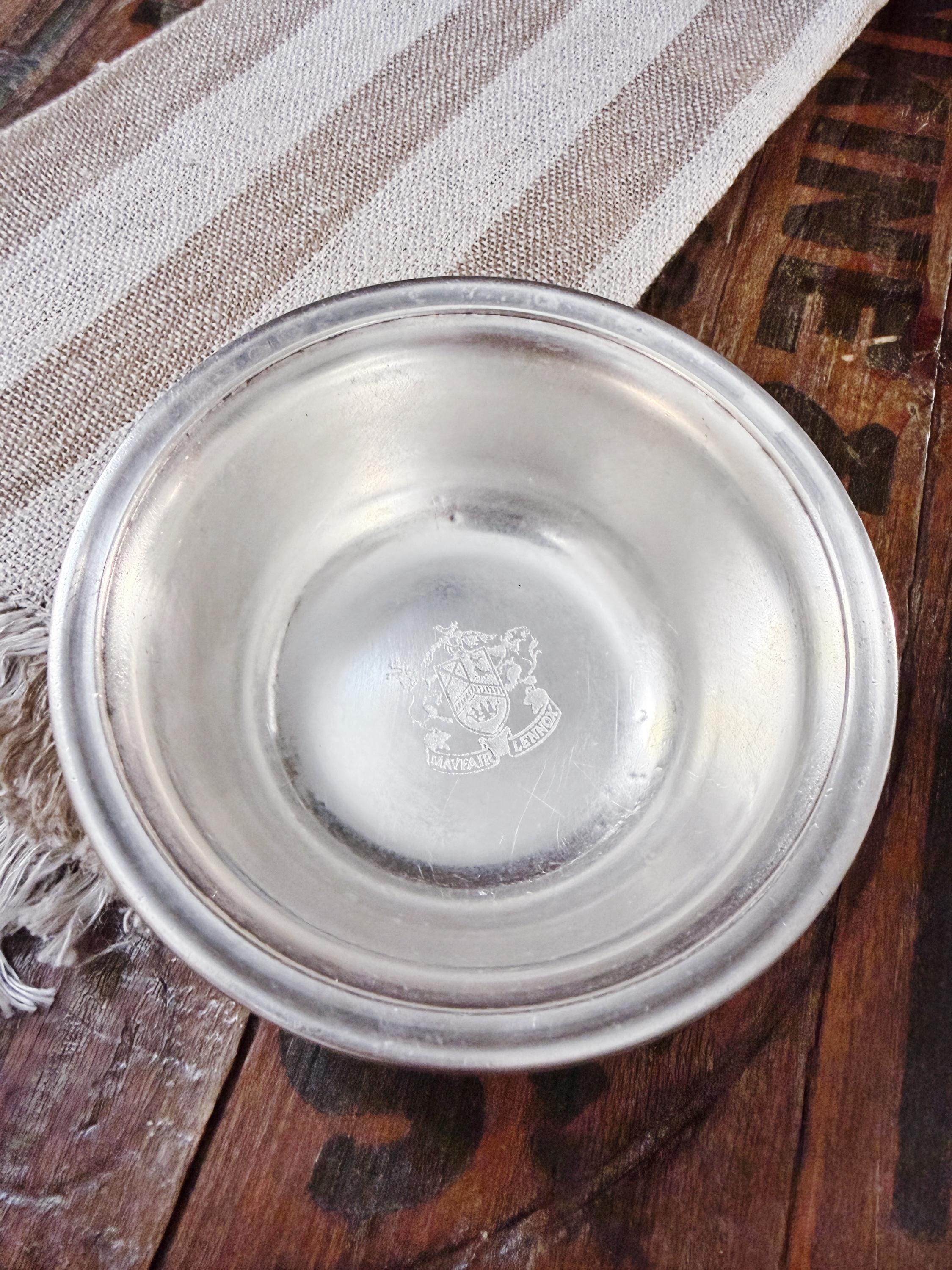 1951 Silver Plated Nut Bowl from Mayfair & Lennox Hotels St Louis